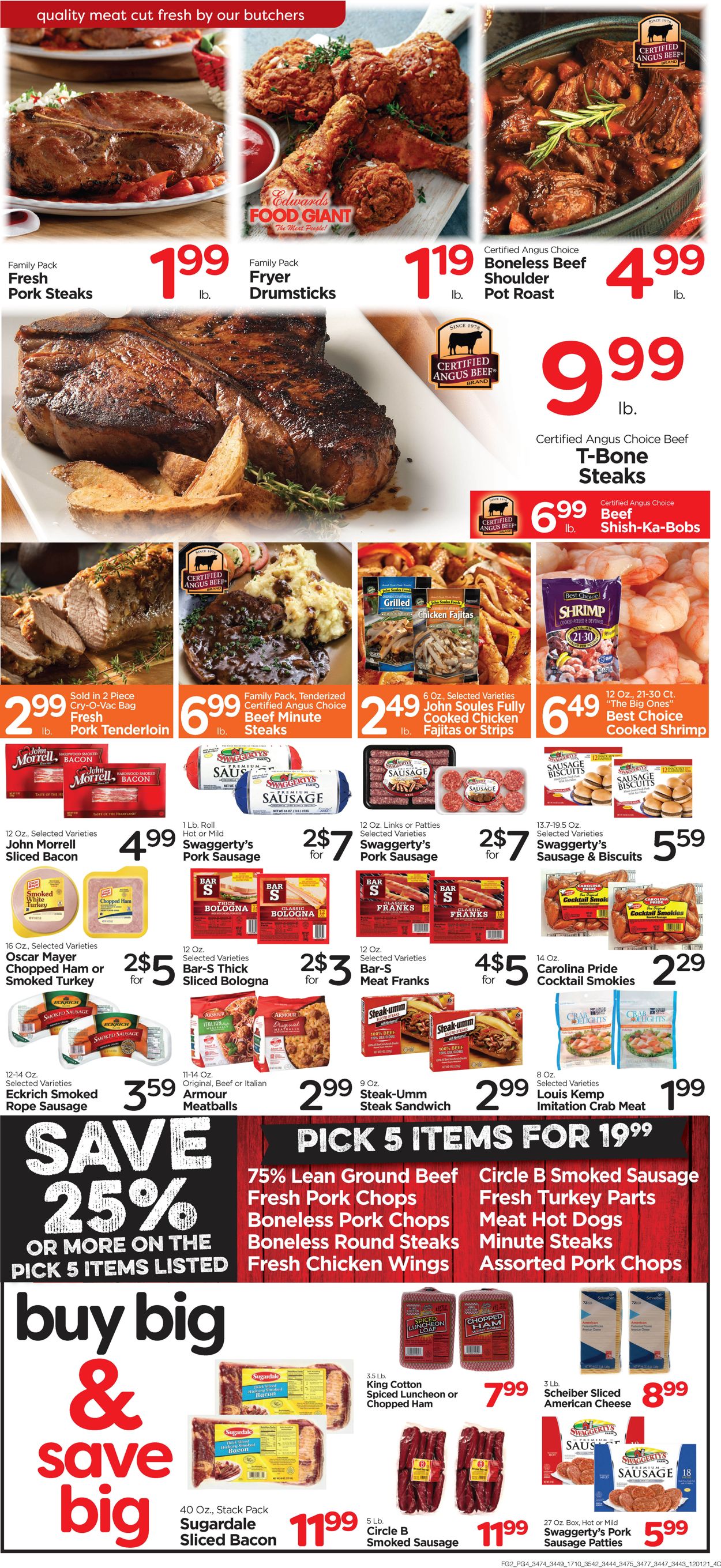 Catalogue Edwards Food Giant from 12/01/2021