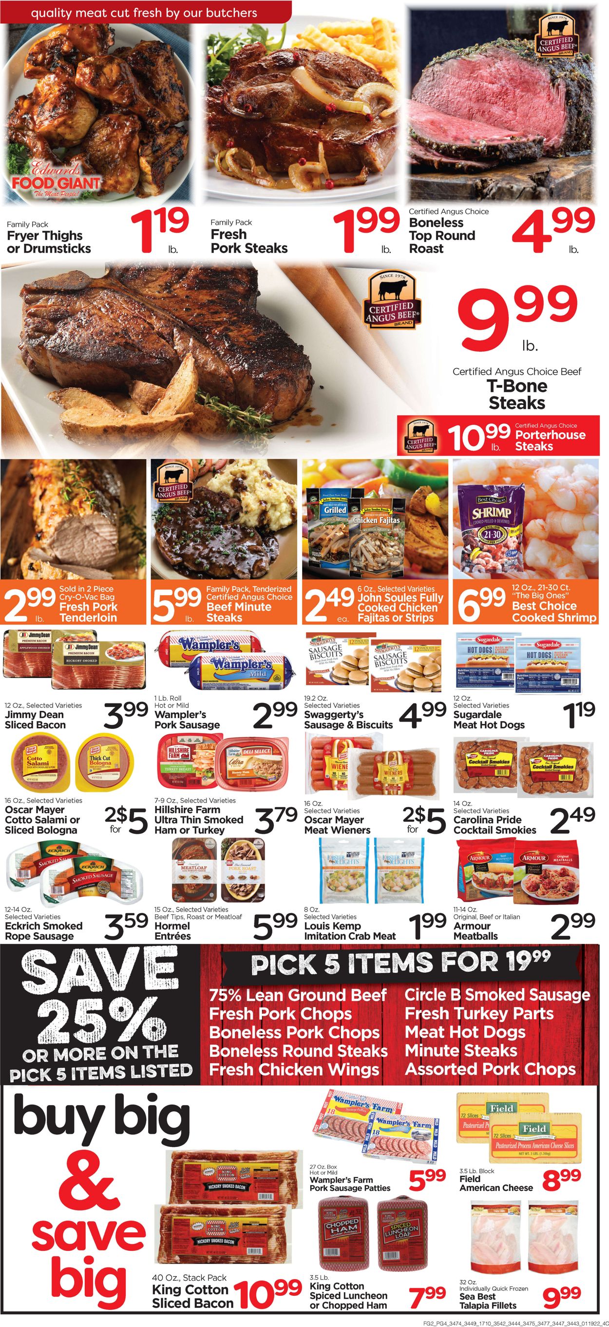 Catalogue Edwards Food Giant from 01/19/2022