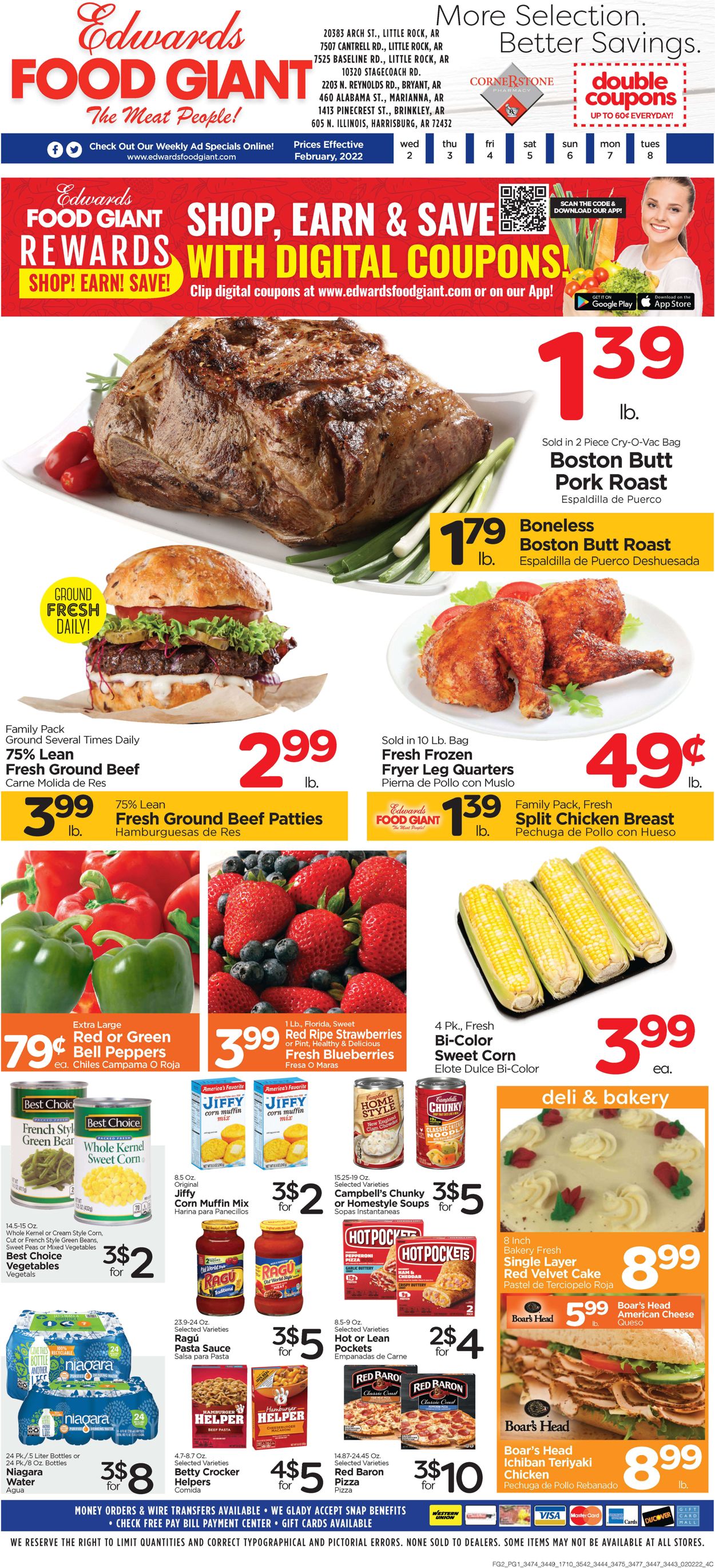 Catalogue Edwards Food Giant from 02/02/2022