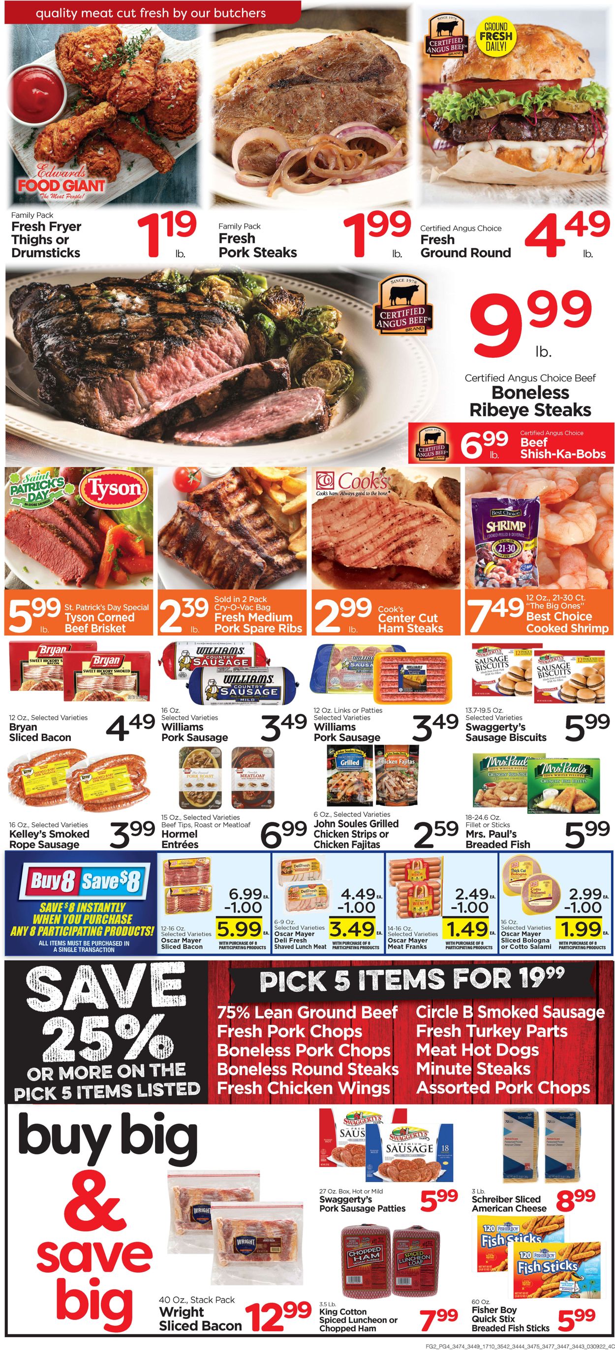 Catalogue Edwards Food Giant from 03/09/2022