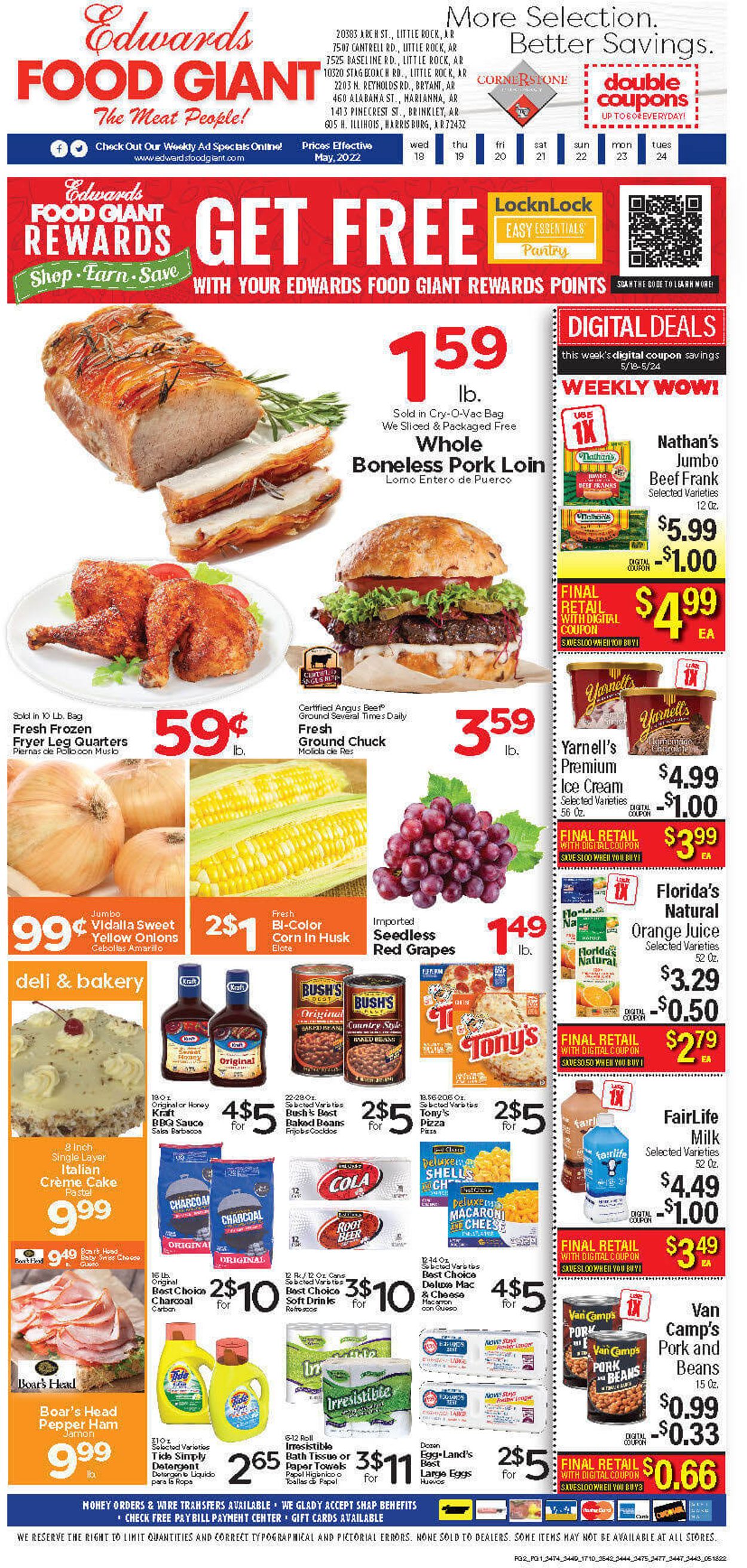 Catalogue Edwards Food Giant from 05/18/2022