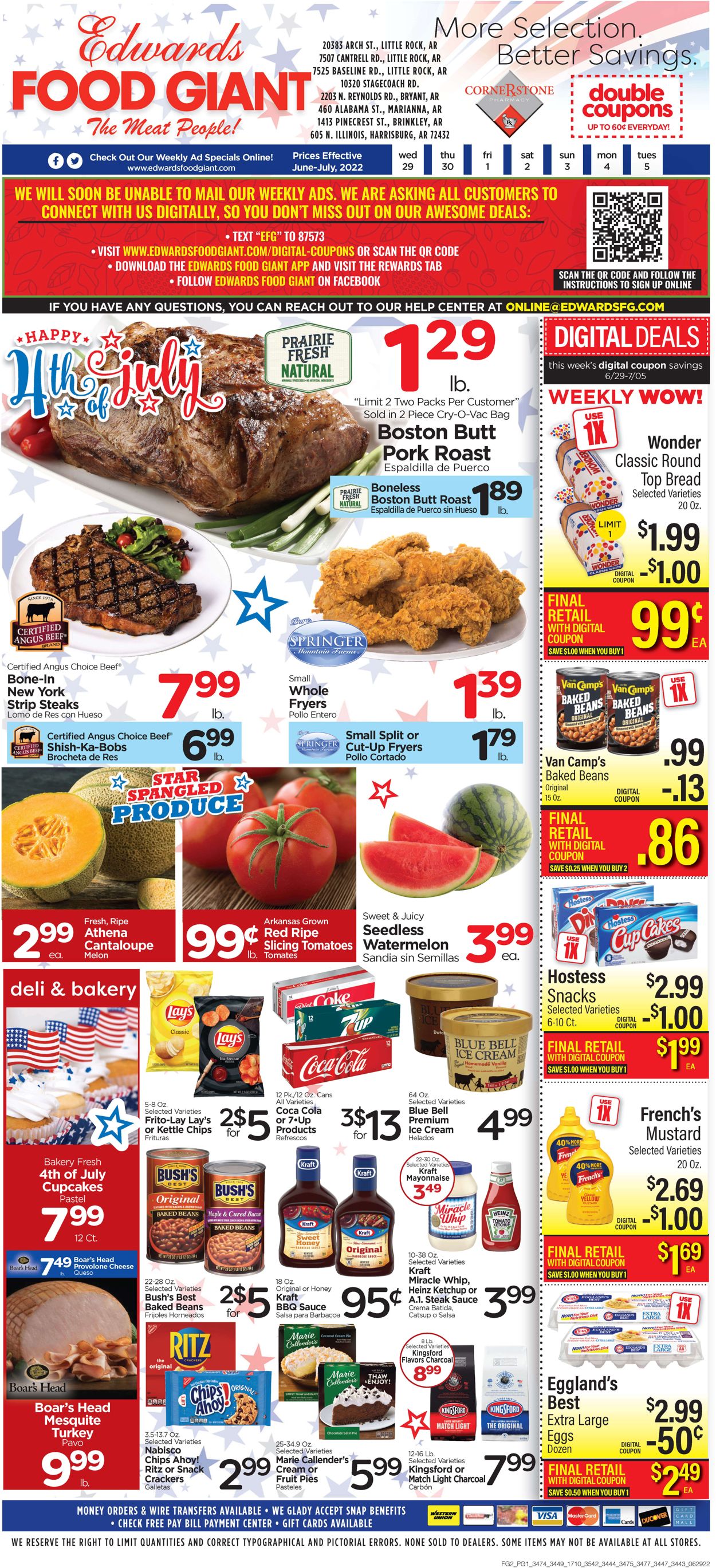 Catalogue Edwards Food Giant from 06/29/2022