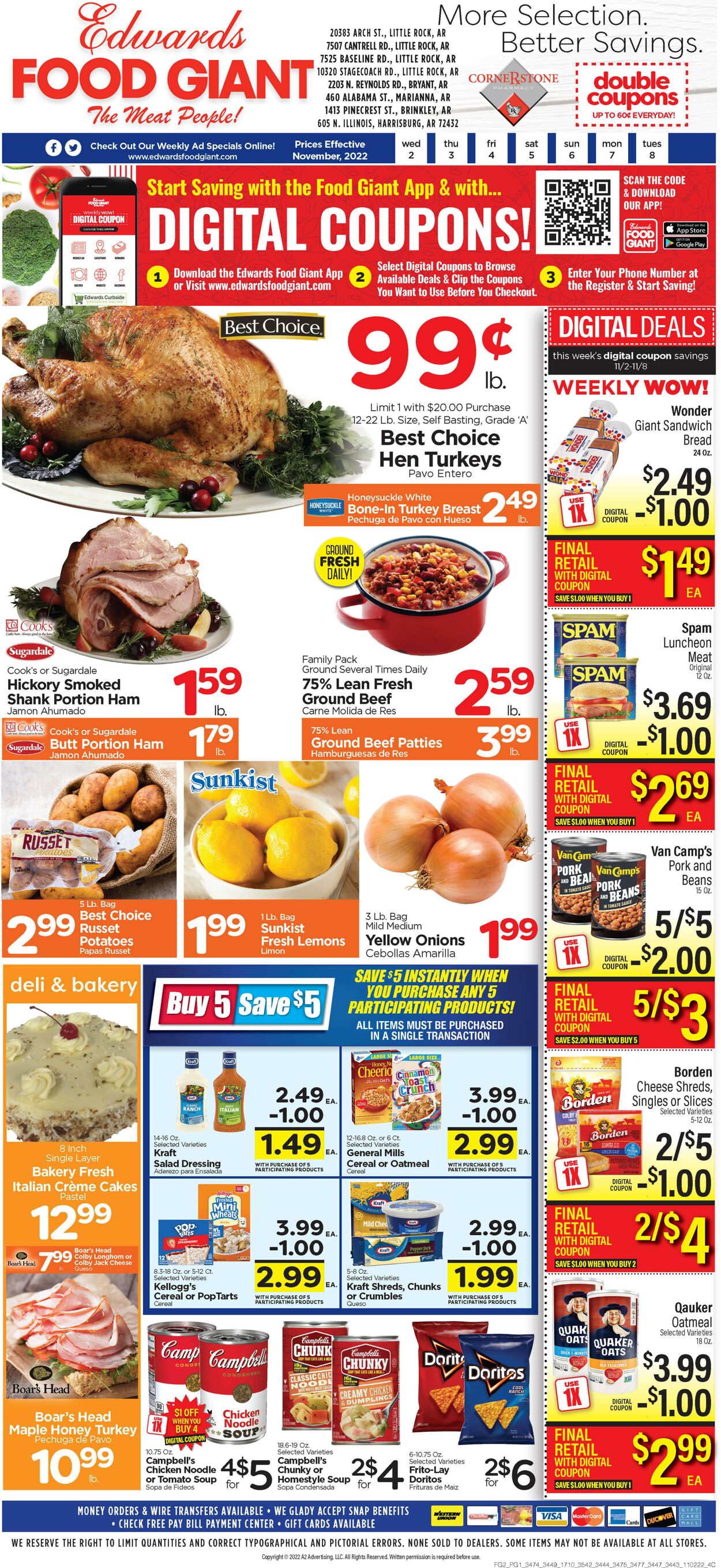 Catalogue Edwards Food Giant from 11/02/2022