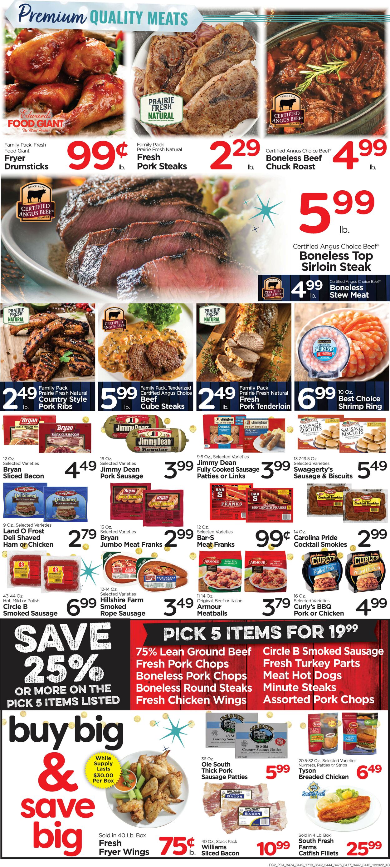 Catalogue Edwards Food Giant from 12/28/2022