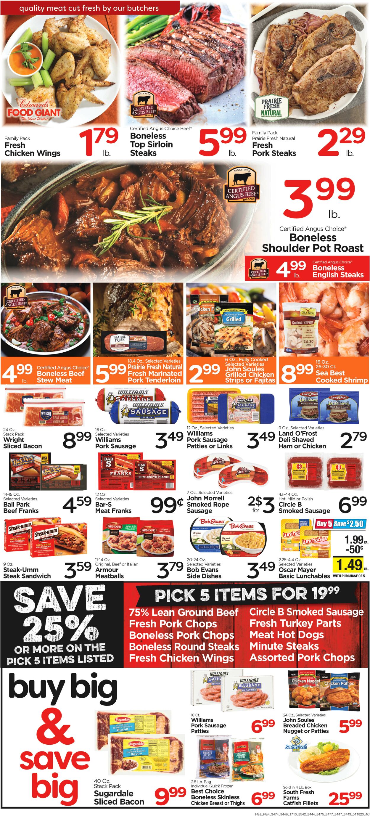 Catalogue Edwards Food Giant from 01/18/2023