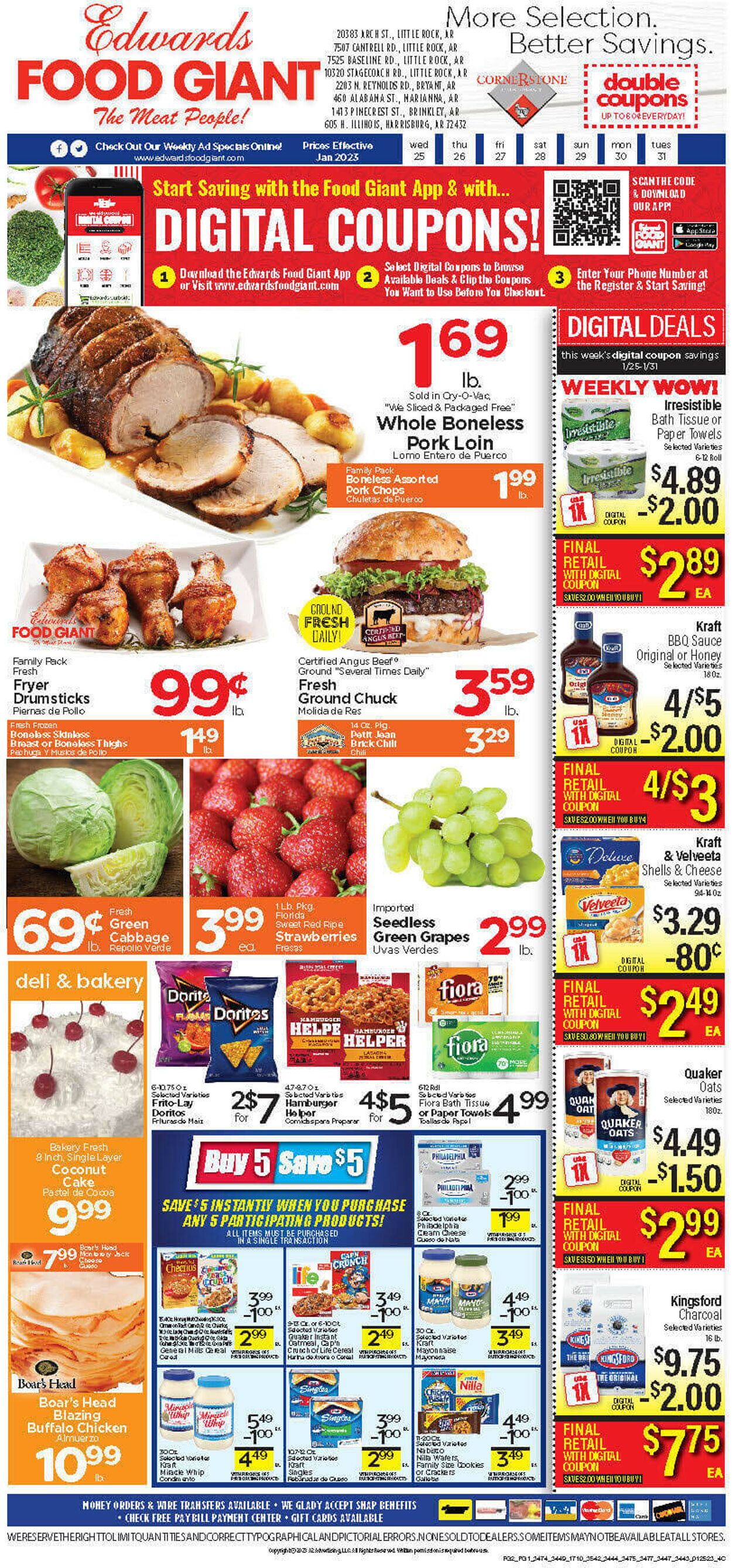 Catalogue Edwards Food Giant from 01/25/2023