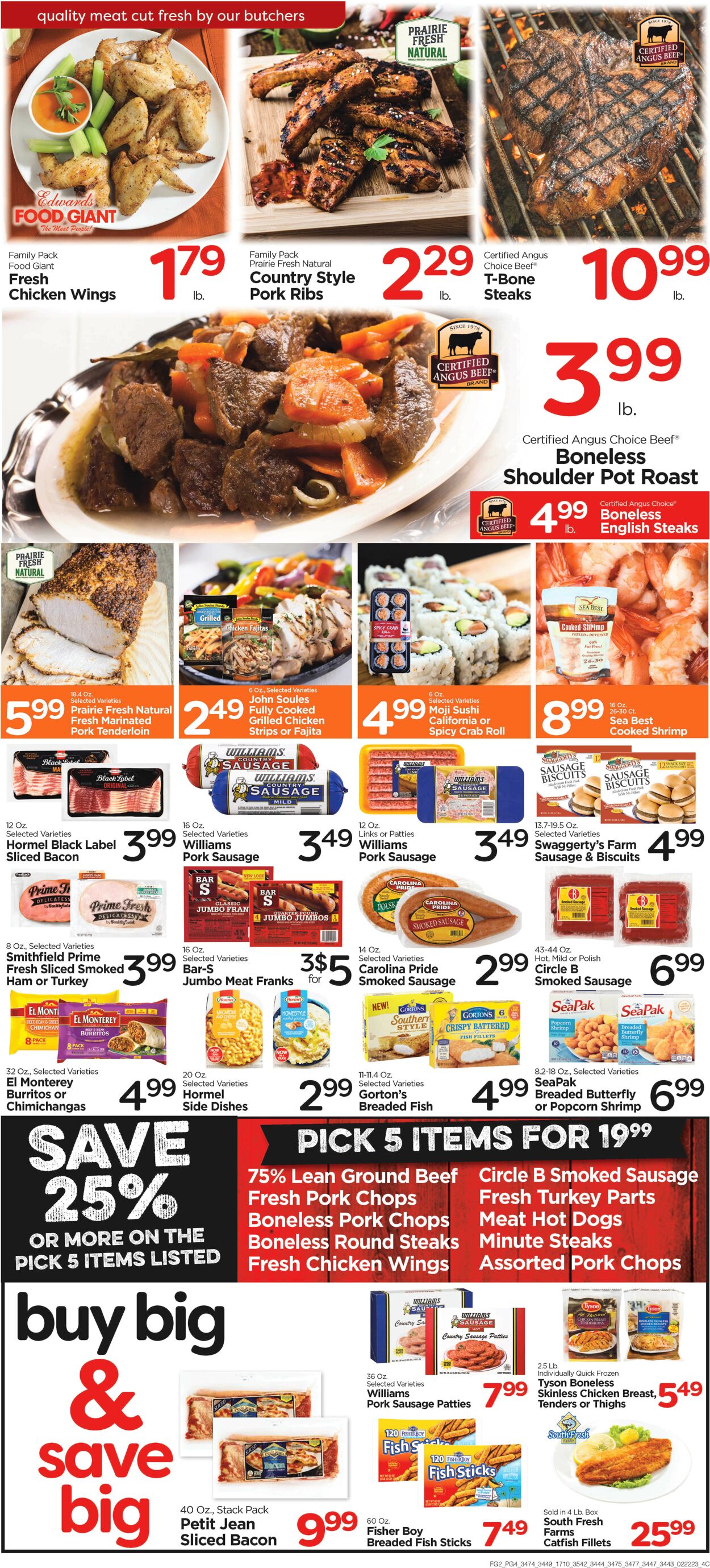 Catalogue Edwards Food Giant from 02/22/2023