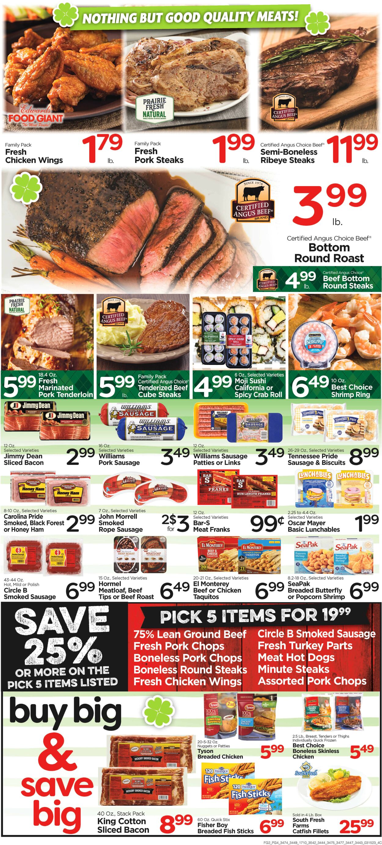 Catalogue Edwards Food Giant from 03/15/2023