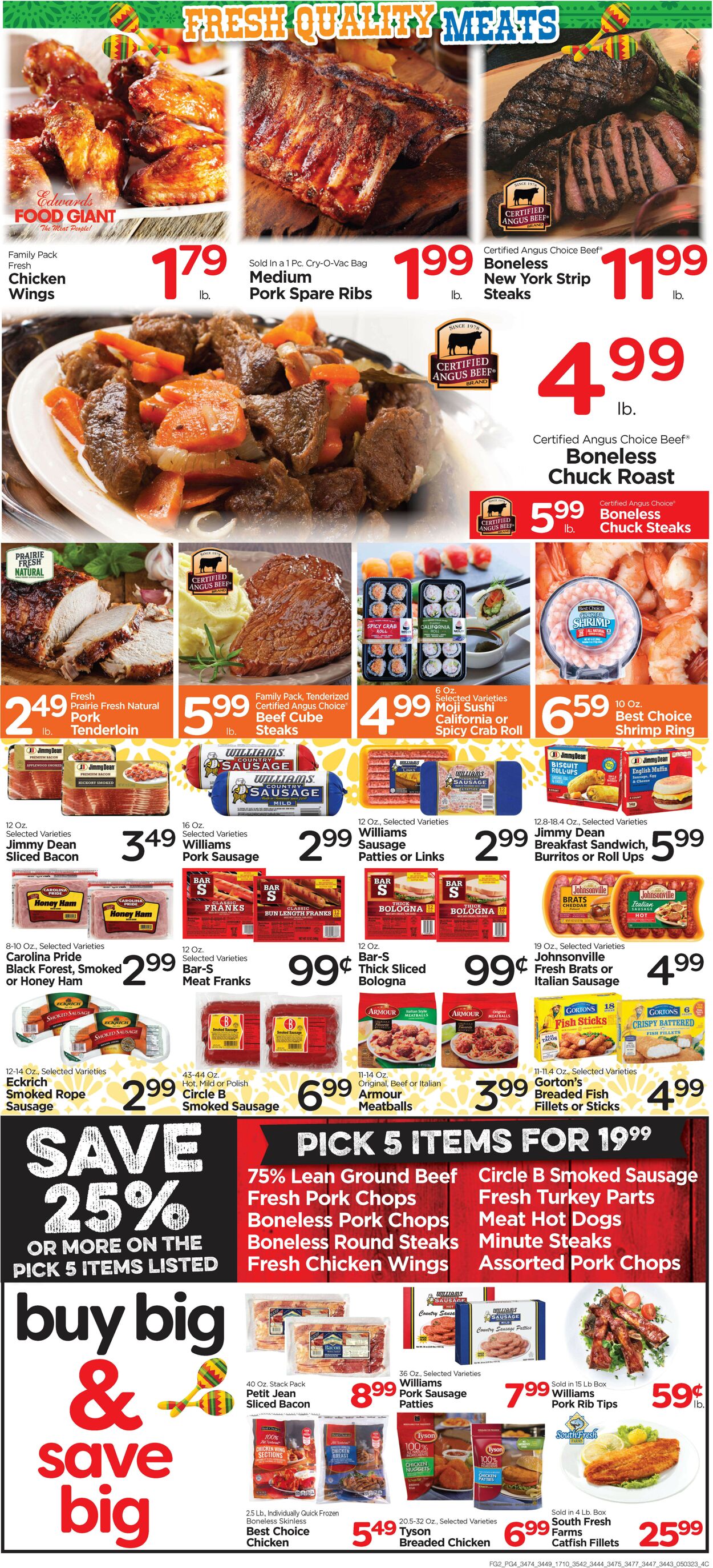 Catalogue Edwards Food Giant from 05/03/2023