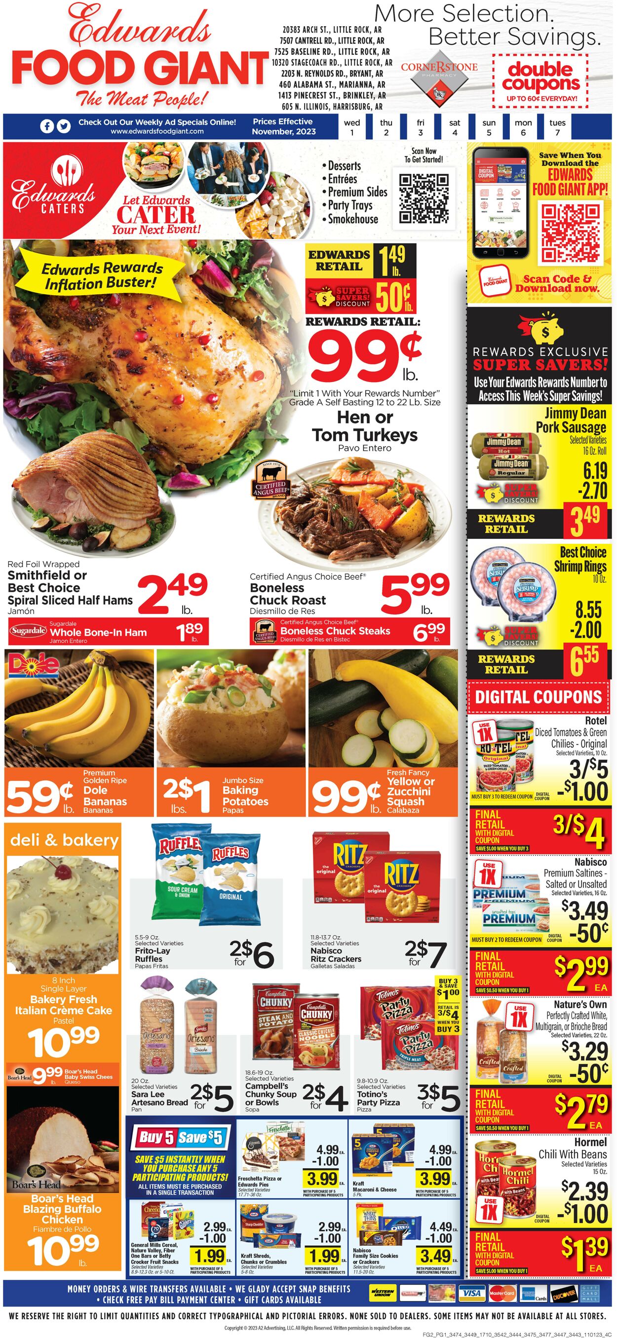 Catalogue Edwards Food Giant from 11/01/2023
