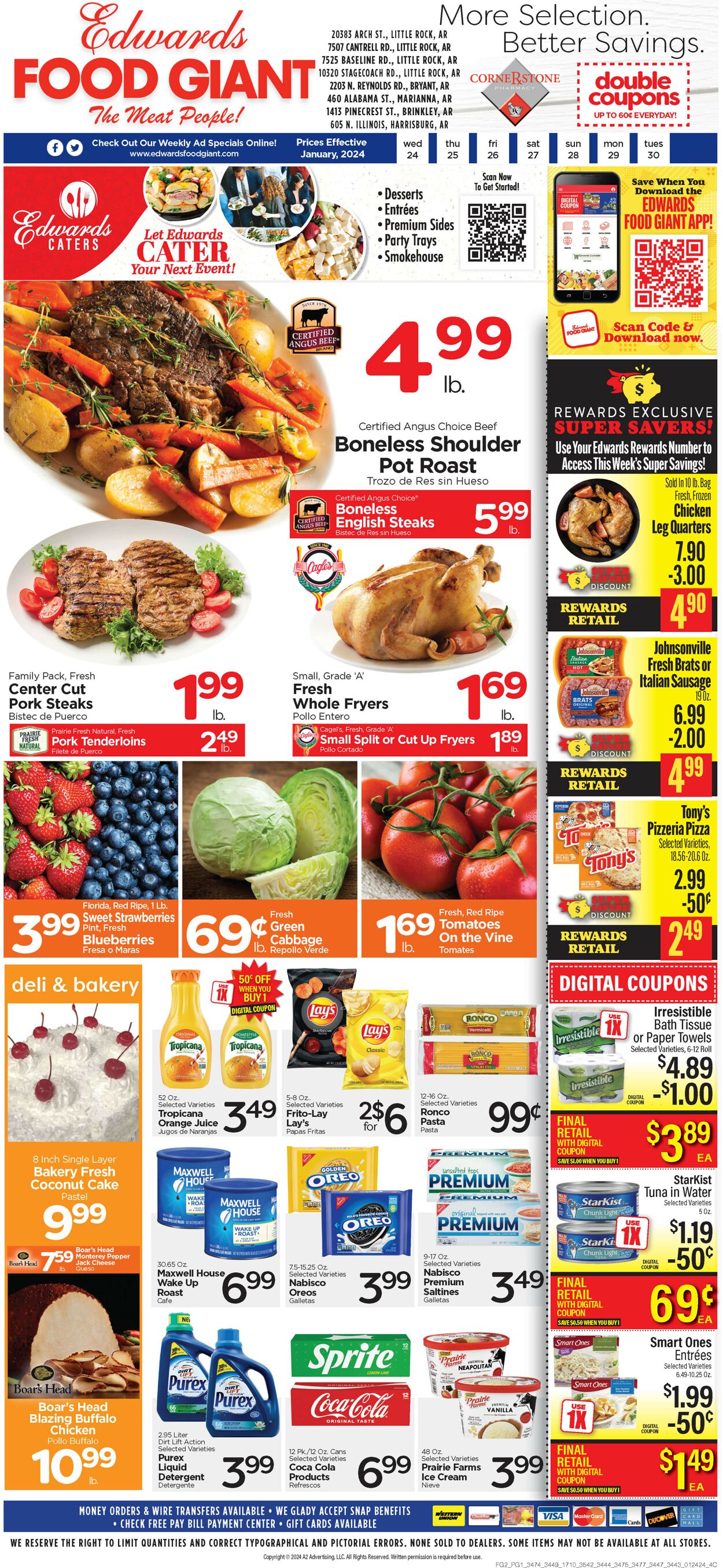 Catalogue Edwards Food Giant from 01/24/2024