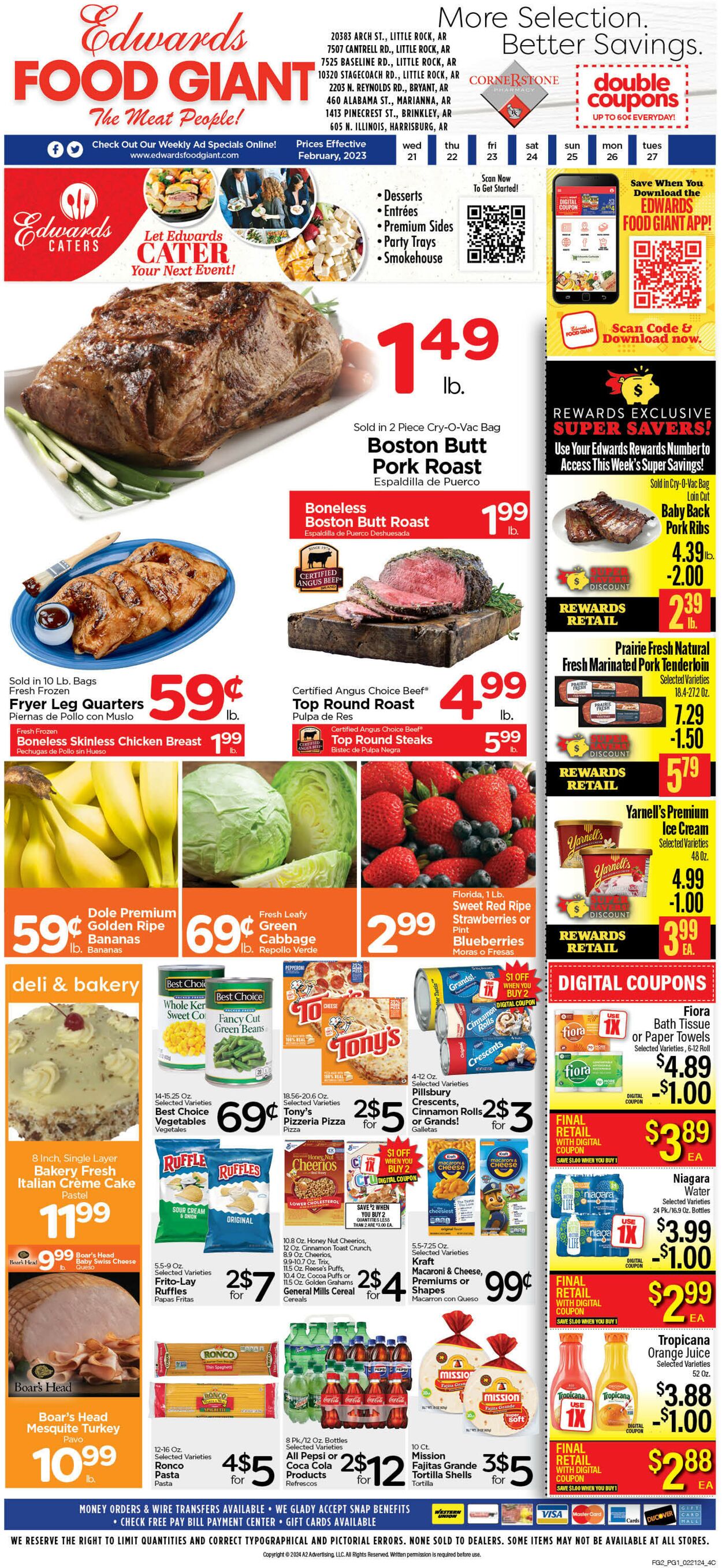 Catalogue Edwards Food Giant from 02/21/2024