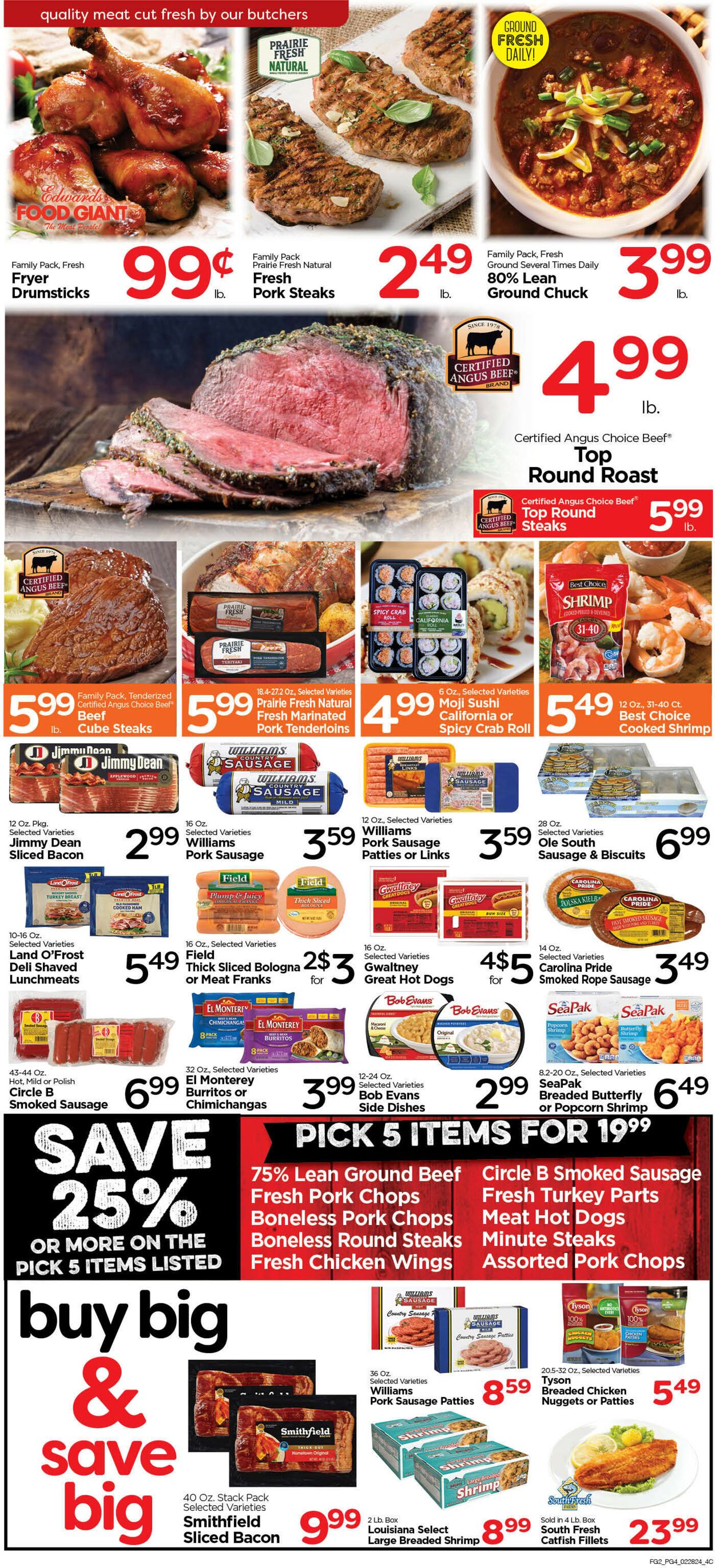 Catalogue Edwards Food Giant from 02/28/2024