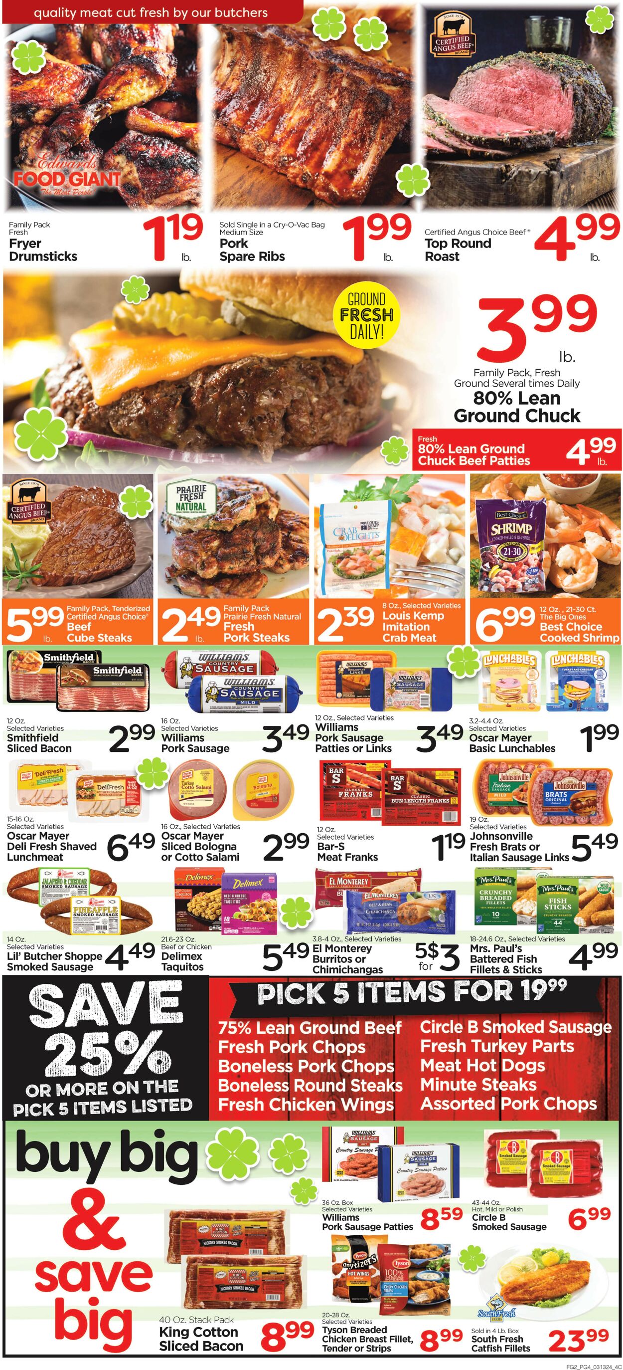 Catalogue Edwards Food Giant from 03/13/2024
