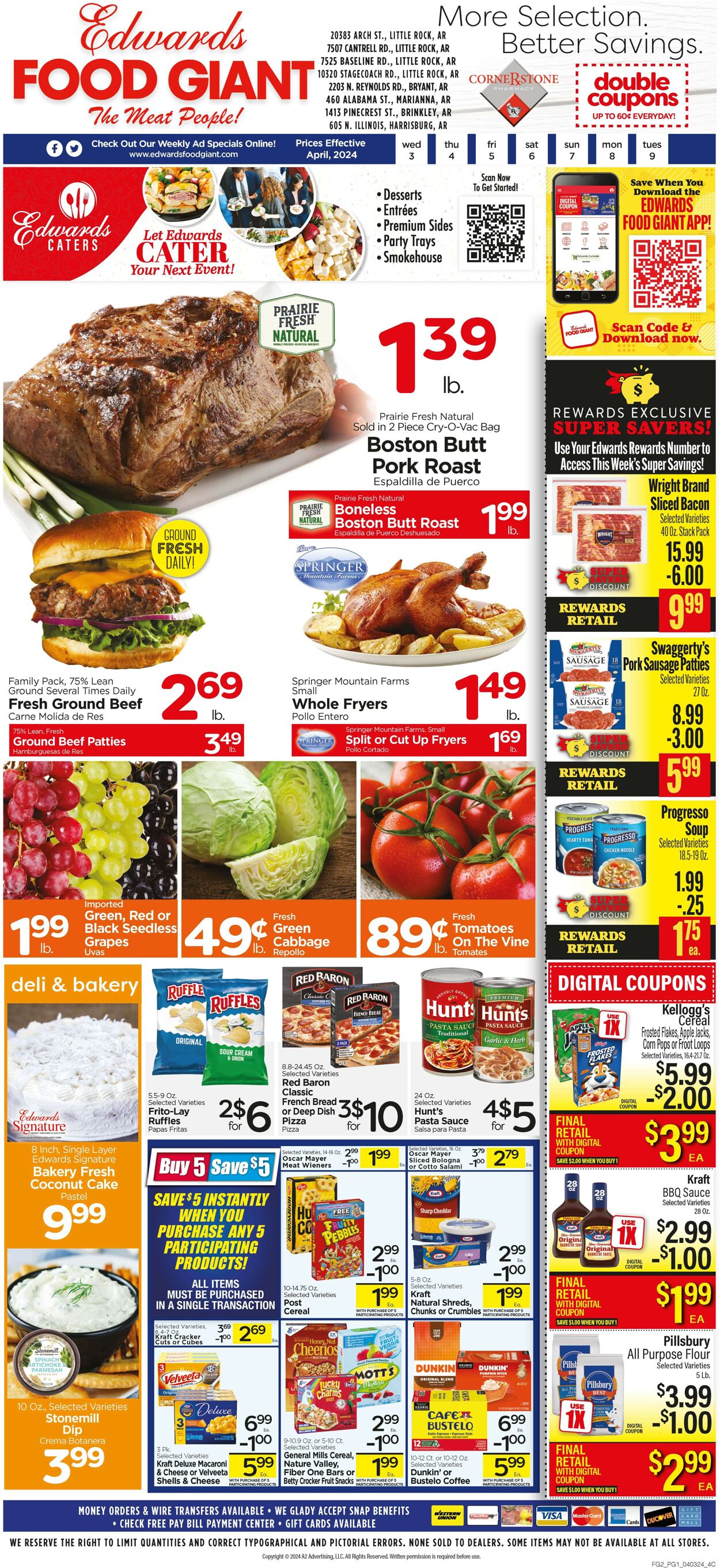 Catalogue Edwards Food Giant from 04/03/2024
