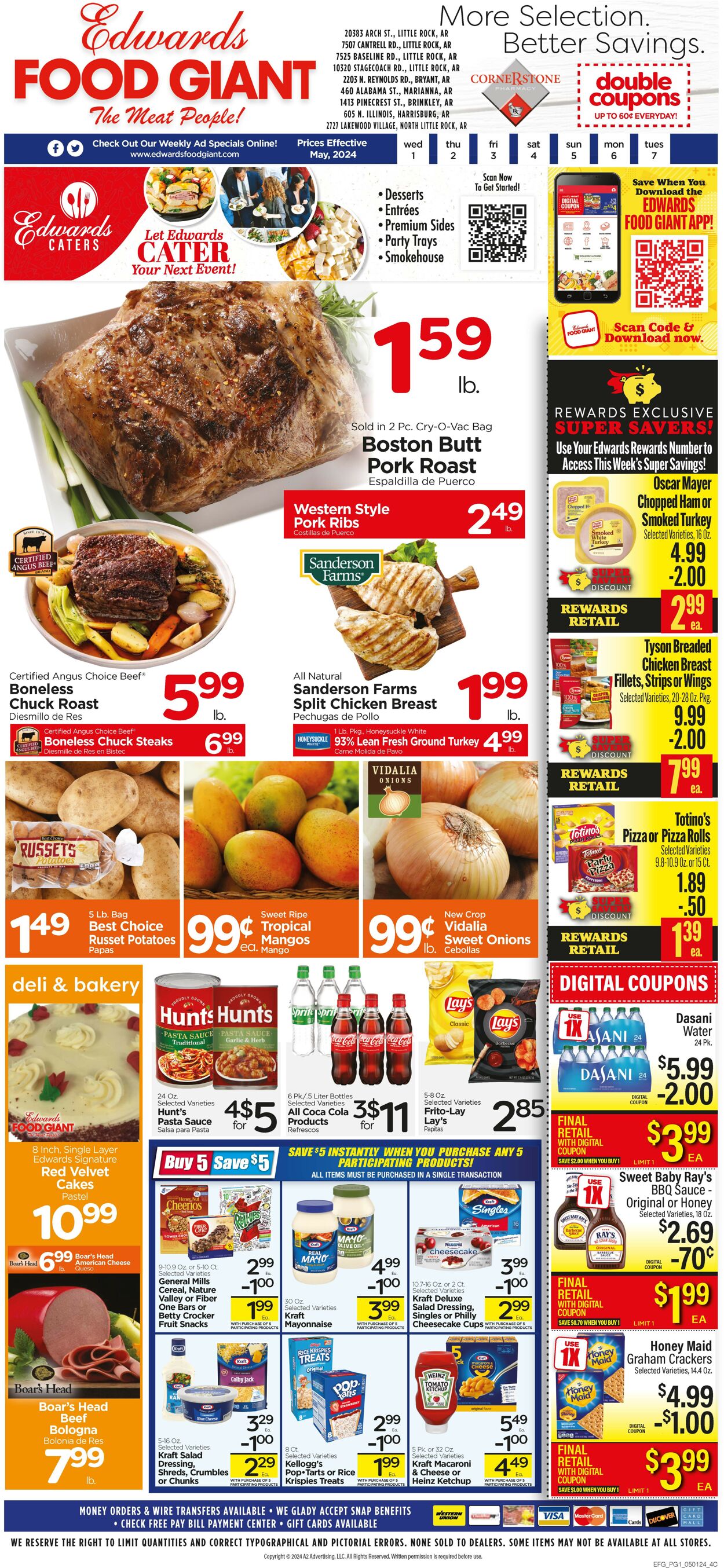 Catalogue Edwards Food Giant from 05/01/2024