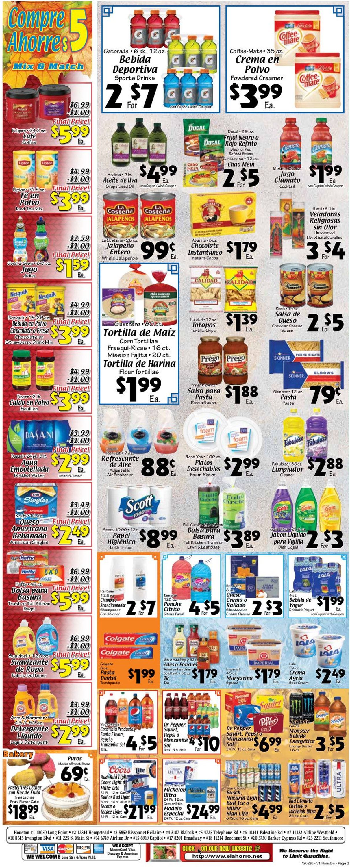 Catalogue El Ahorro Supermarket from 12/02/2020