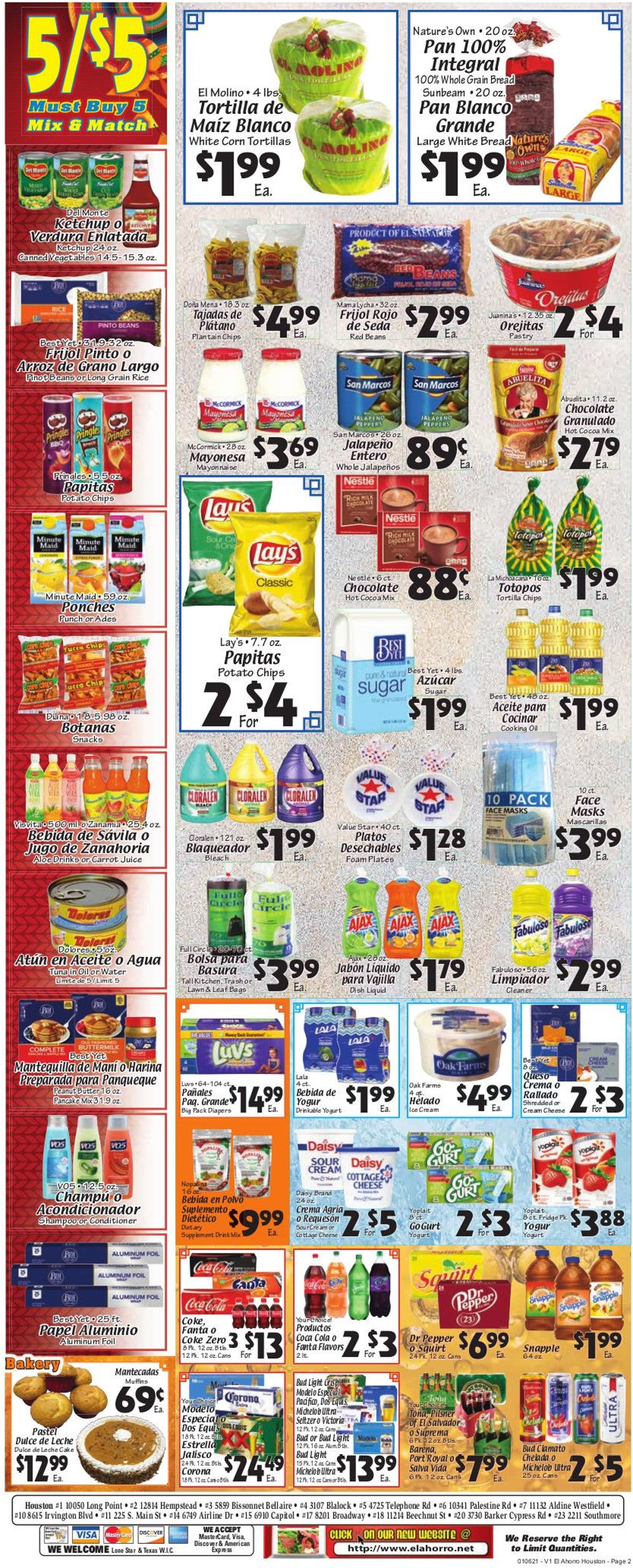 Catalogue El Ahorro Supermarket from 01/06/2021