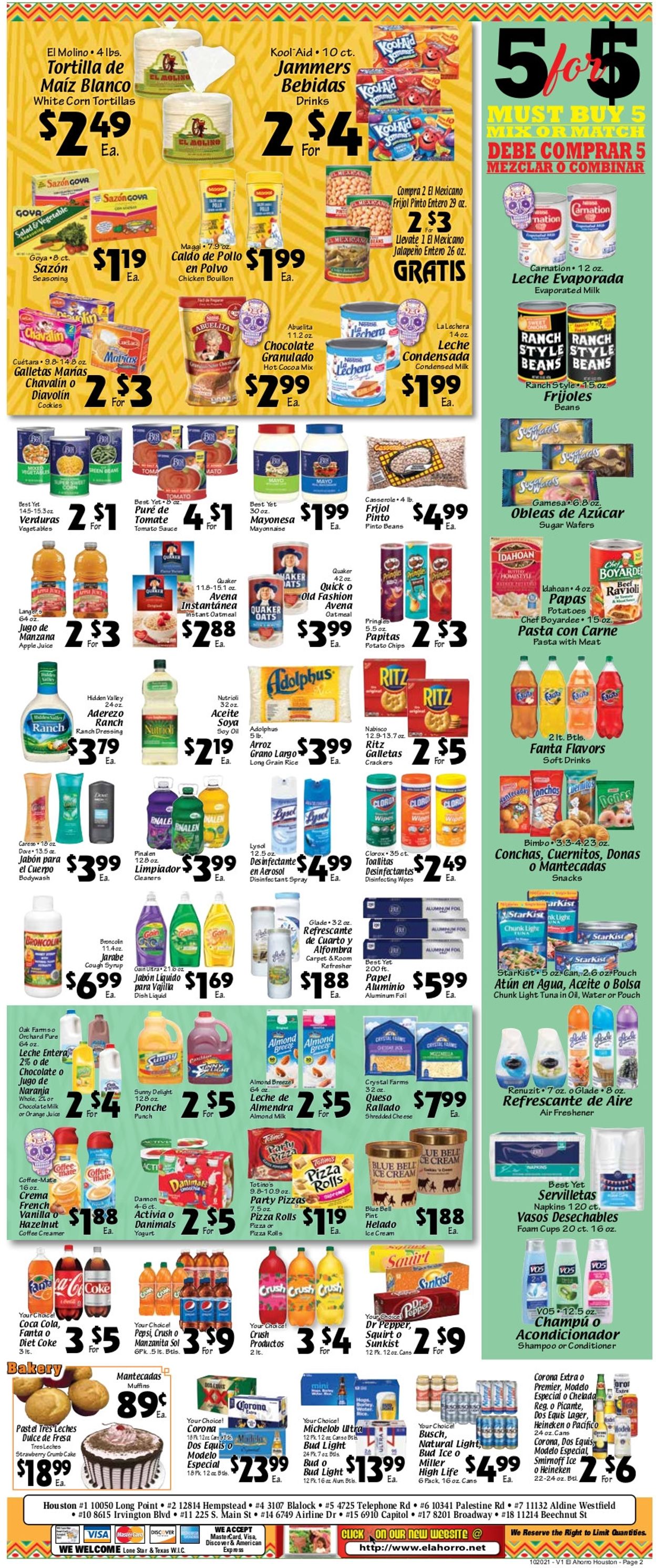 Catalogue El Ahorro Supermarket from 10/20/2021