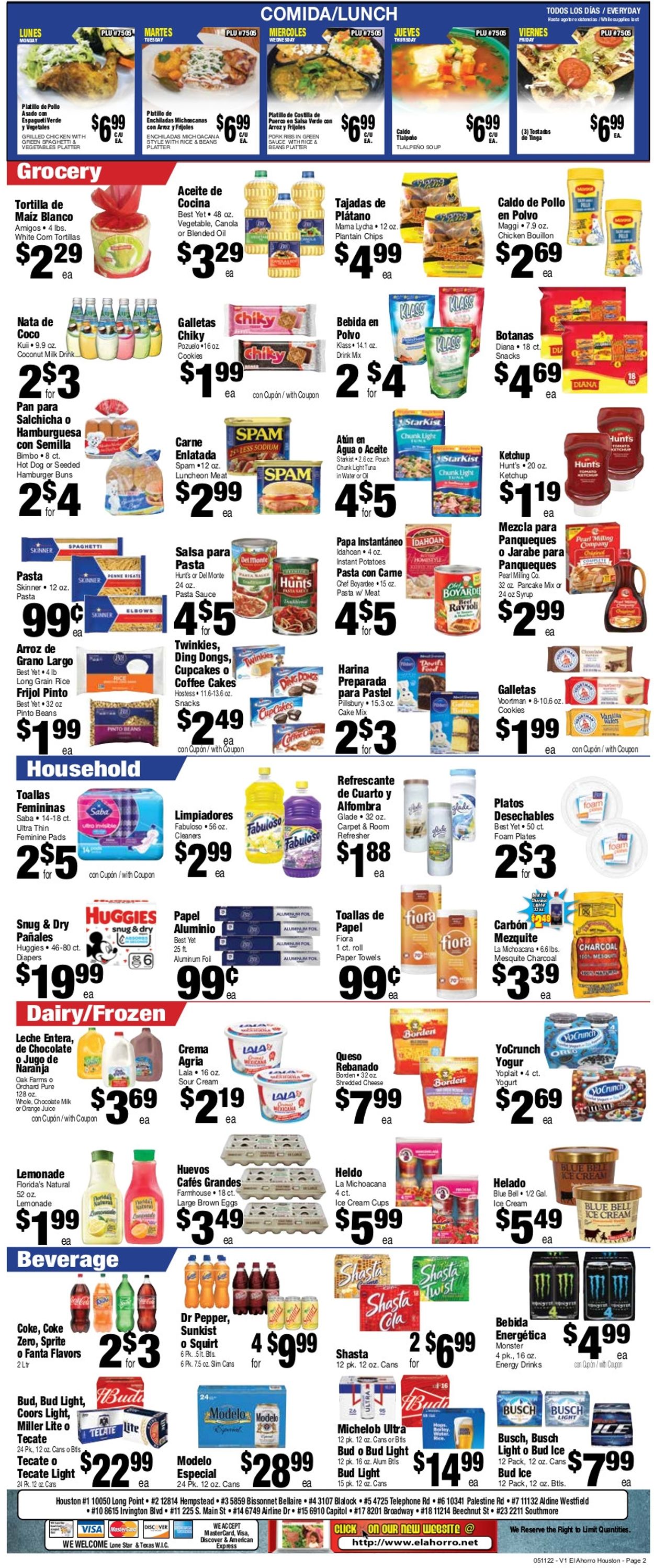 Catalogue El Ahorro Supermarket from 05/11/2022