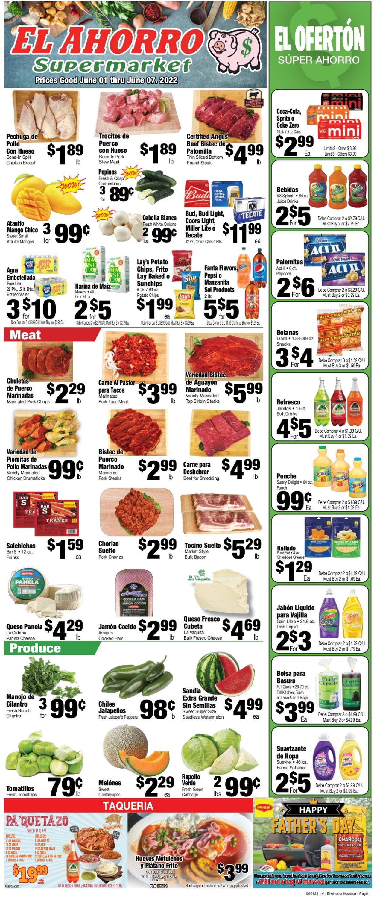 Catalogue El Ahorro Supermarket from 06/01/2022
