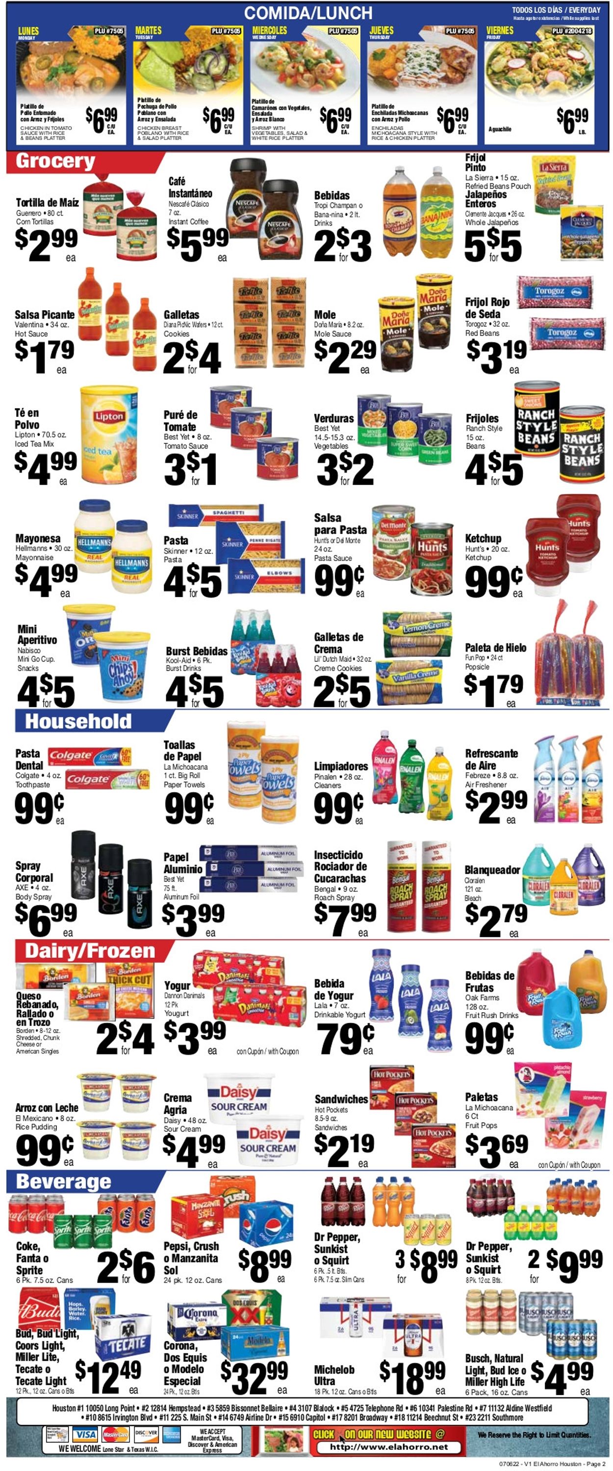 Catalogue El Ahorro Supermarket from 07/06/2022
