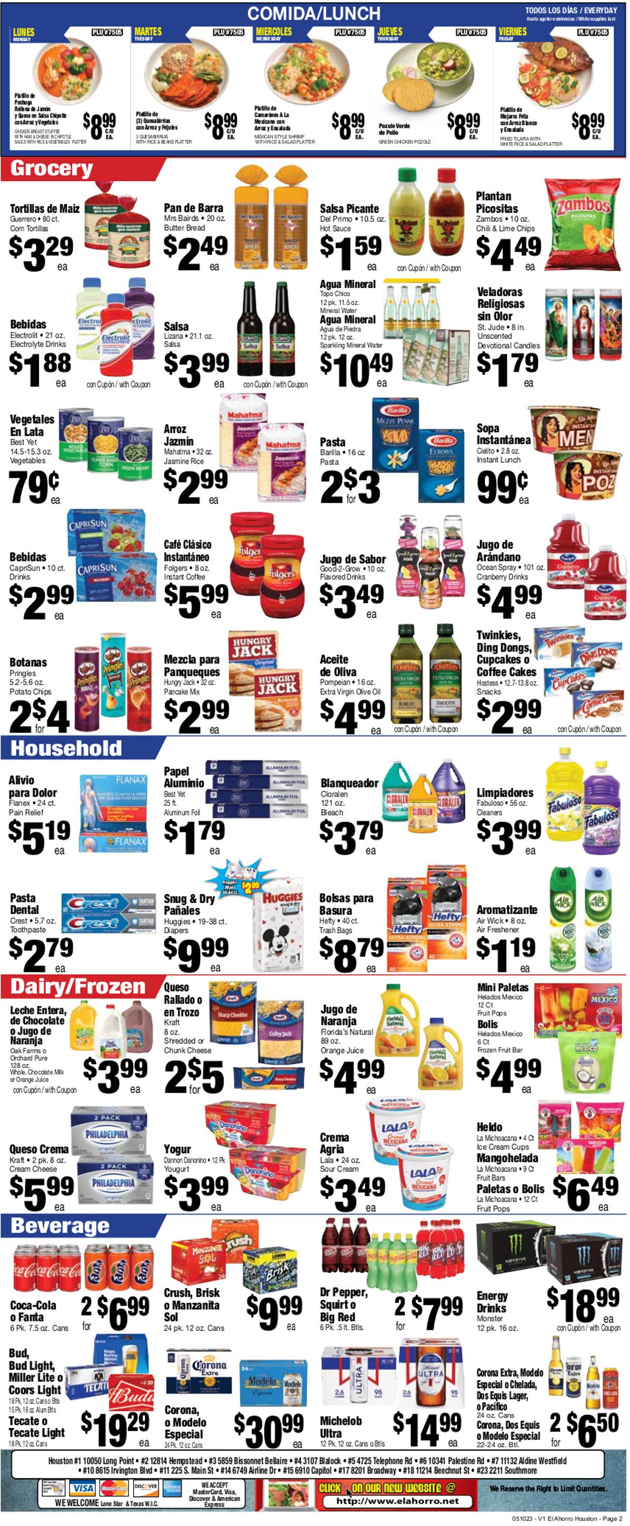 Catalogue El Ahorro Supermarket from 05/10/2023