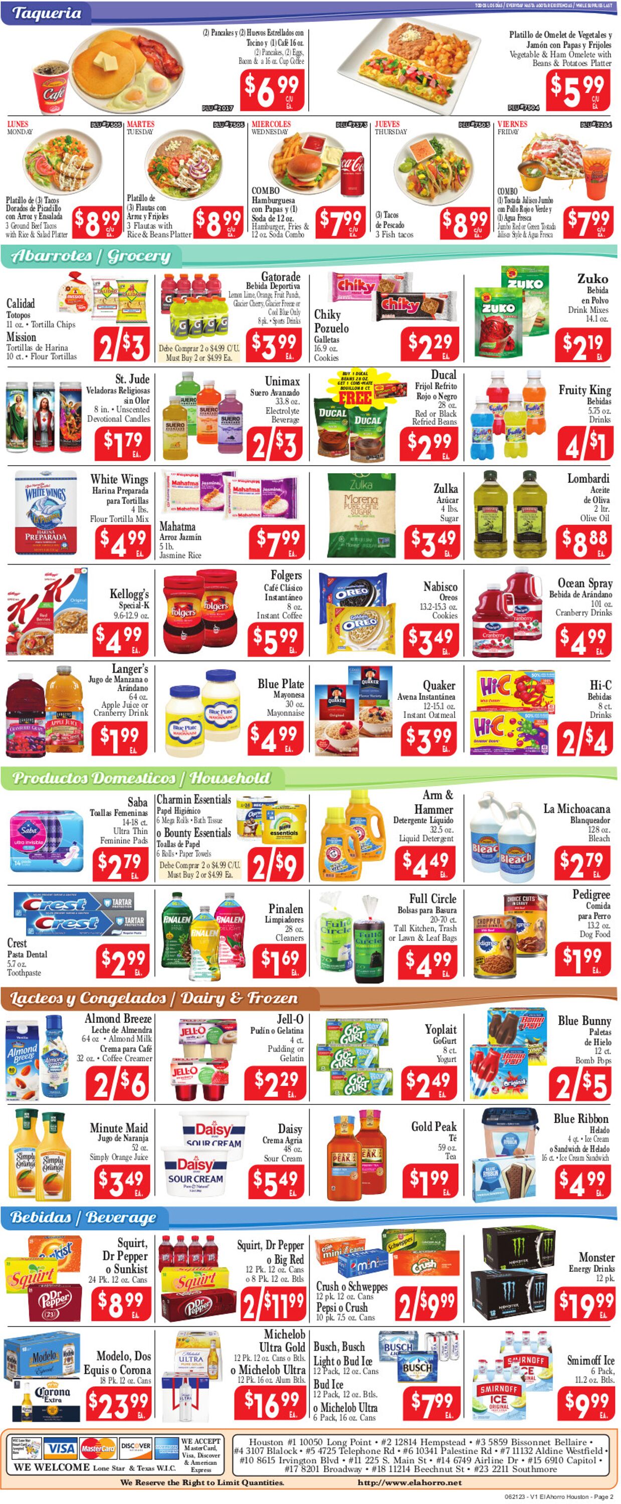Catalogue El Ahorro Supermarket from 06/14/2023