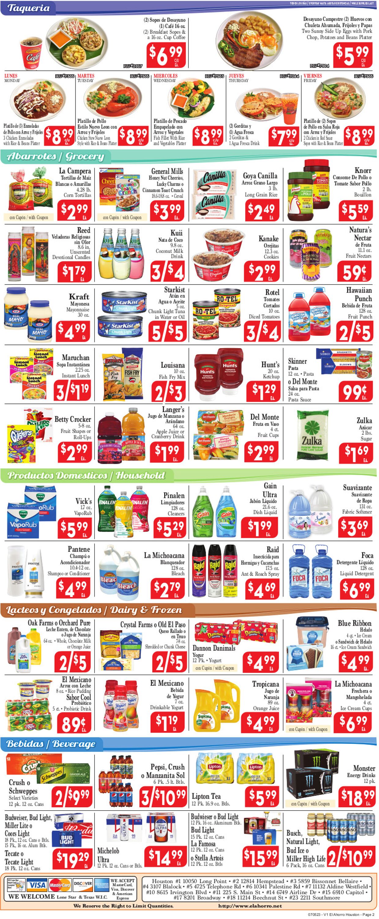 Catalogue El Ahorro Supermarket from 07/05/2023