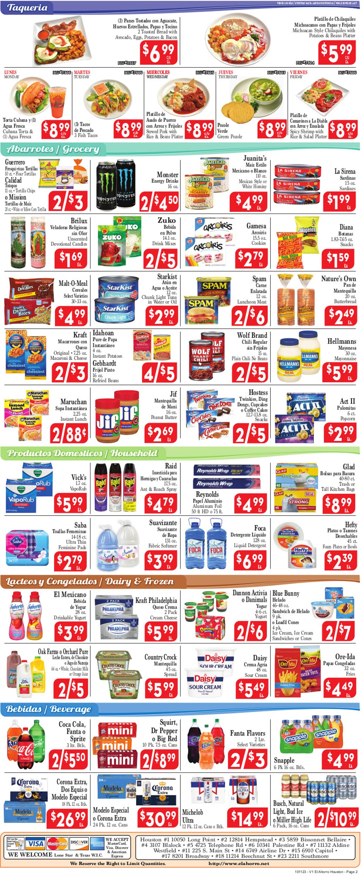 Catalogue El Ahorro Supermarket from 10/11/2023
