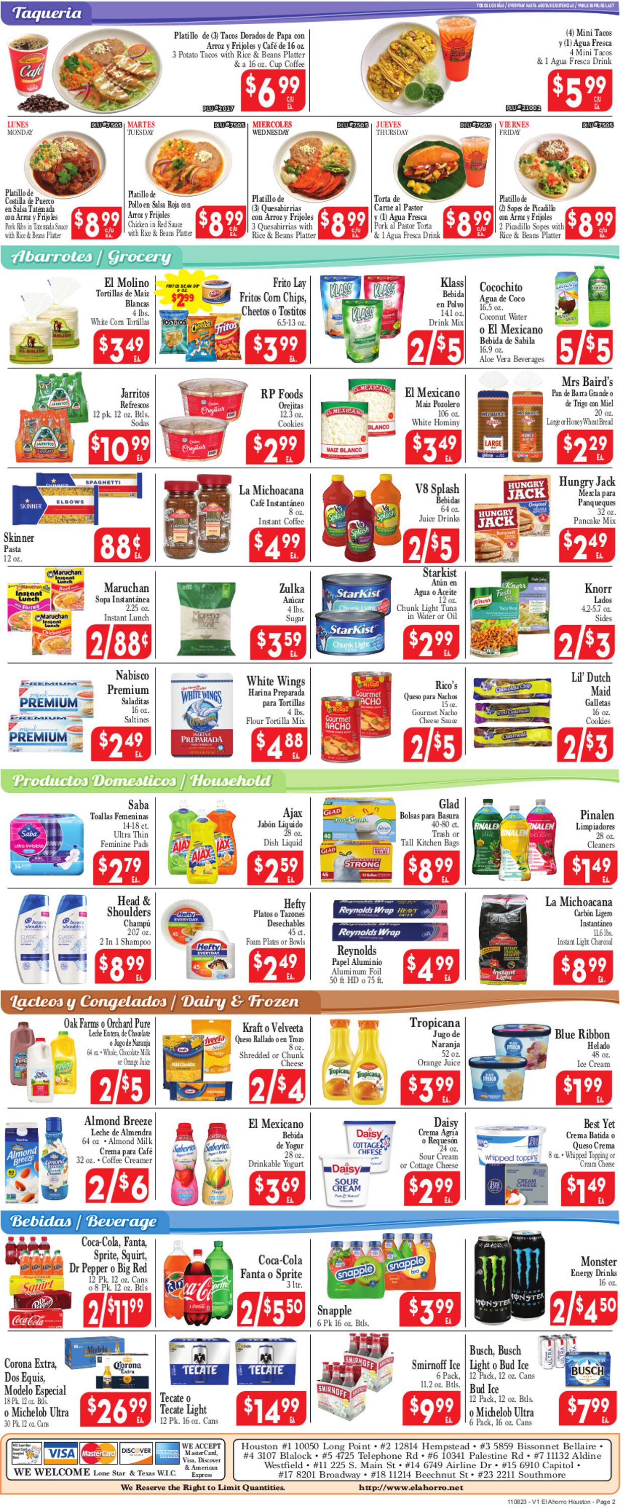 Catalogue El Ahorro Supermarket from 11/08/2023