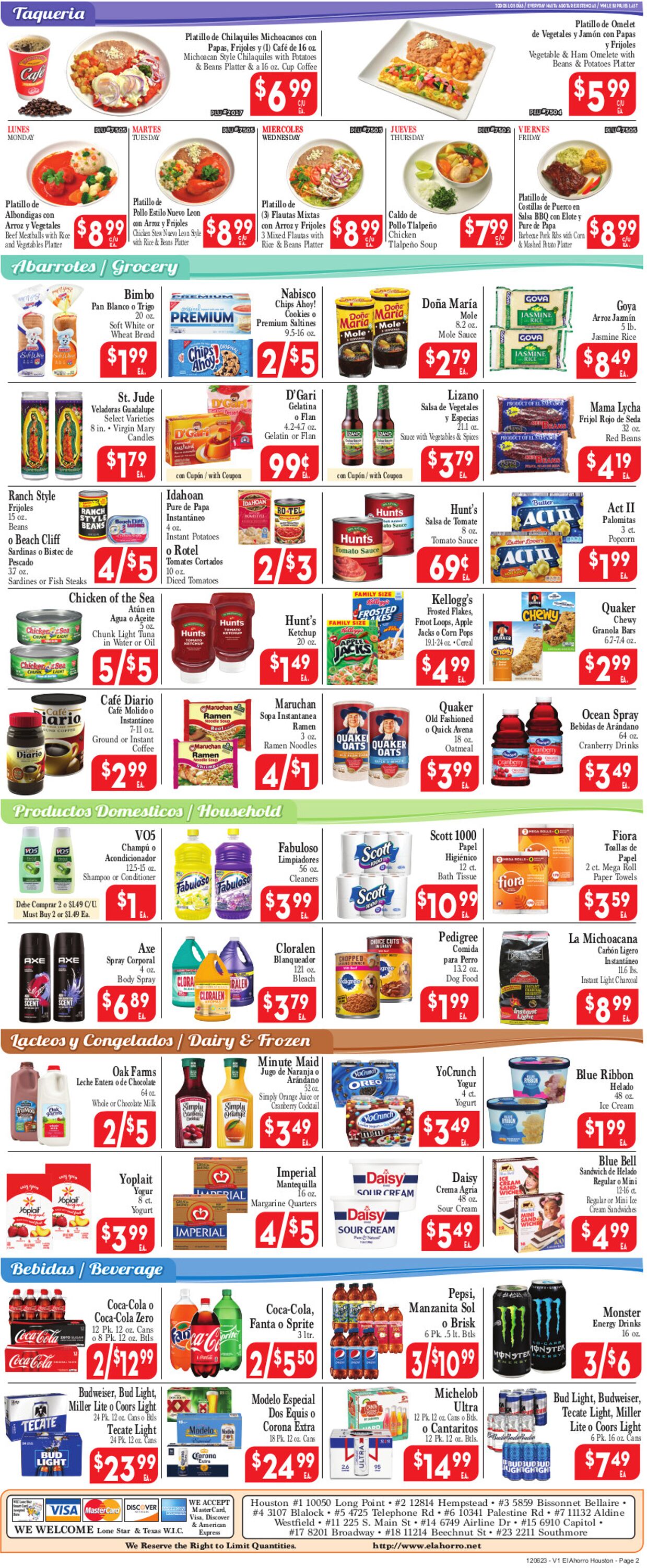 Catalogue El Ahorro Supermarket from 12/06/2023