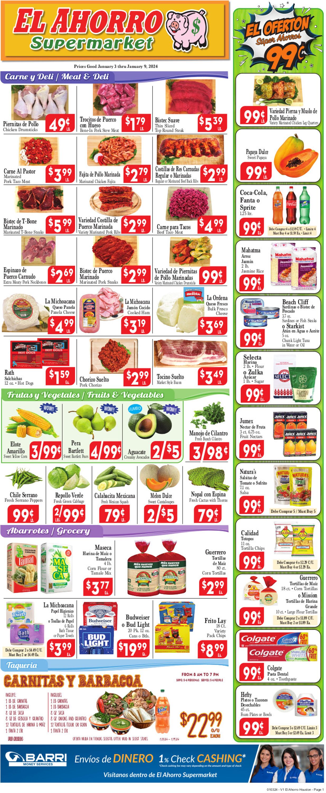 Catalogue El Ahorro Supermarket from 01/03/2024