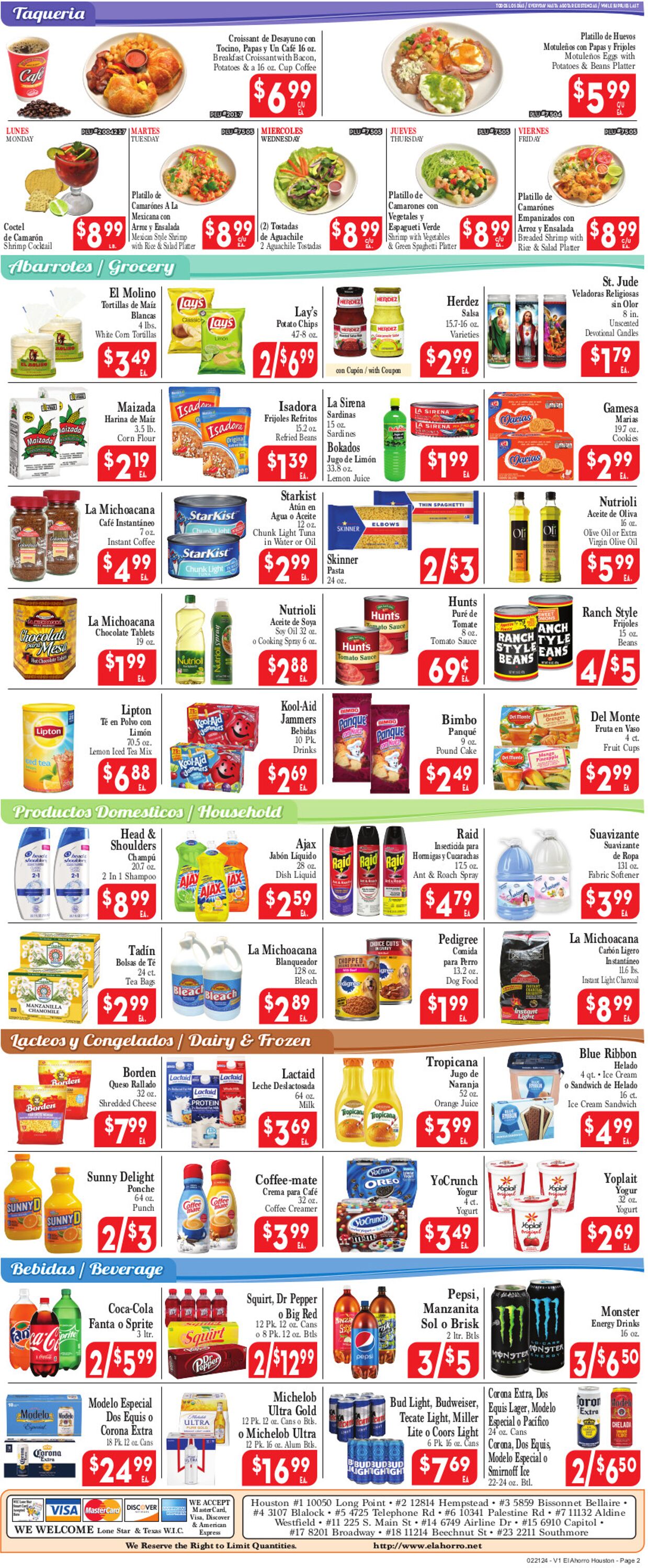 Catalogue El Ahorro Supermarket from 02/21/2024