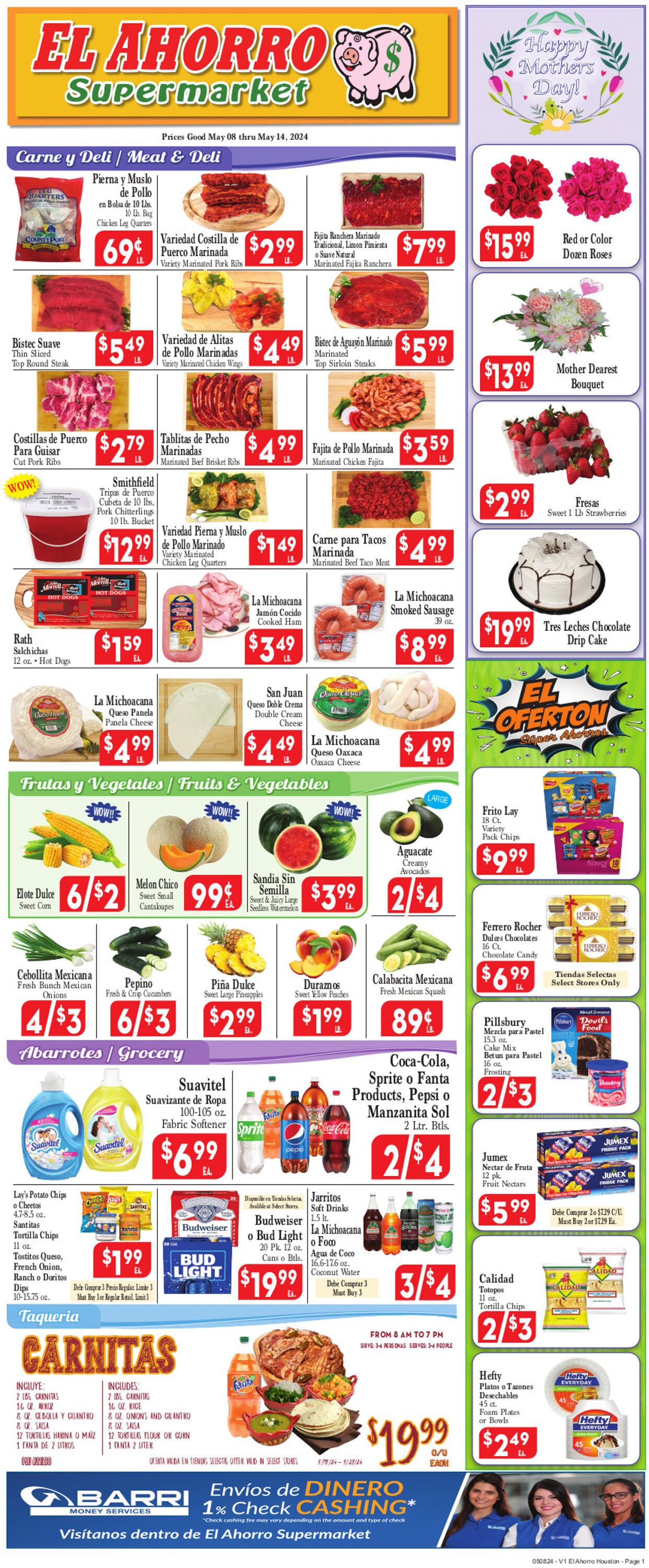 Catalogue El Ahorro Supermarket from 05/08/2024