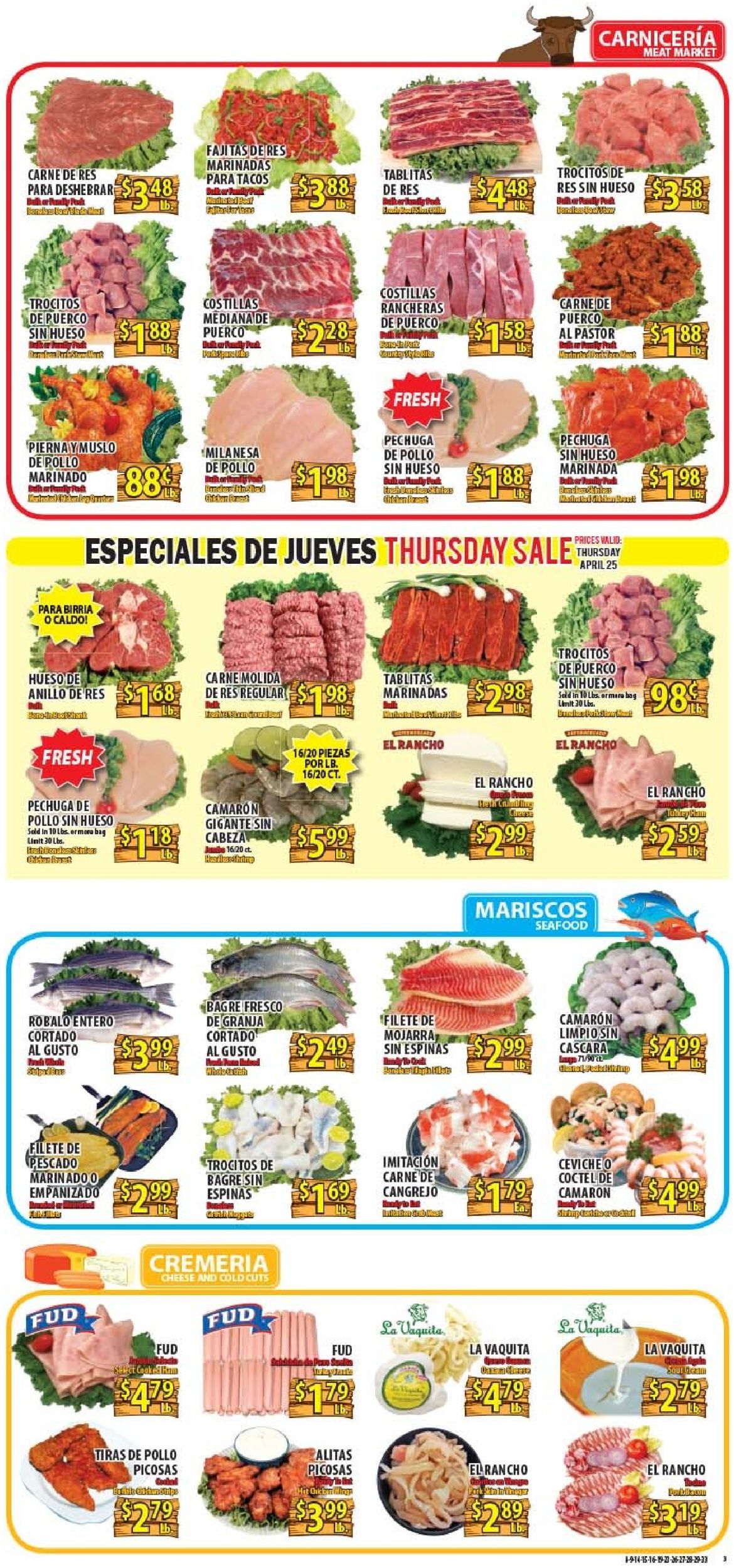 Catalogue El Rancho from 04/24/2019