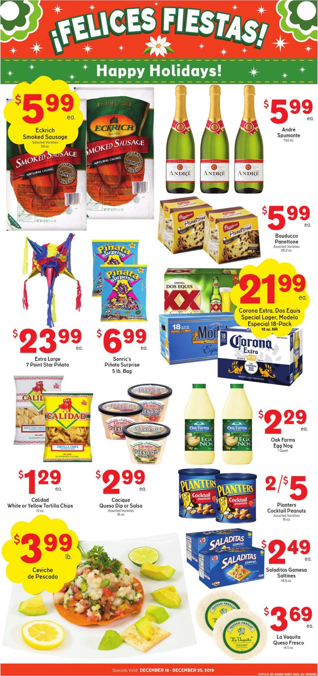 Catalogue El Rio Grande - Christmas Ad 2019 from 12/18/2019