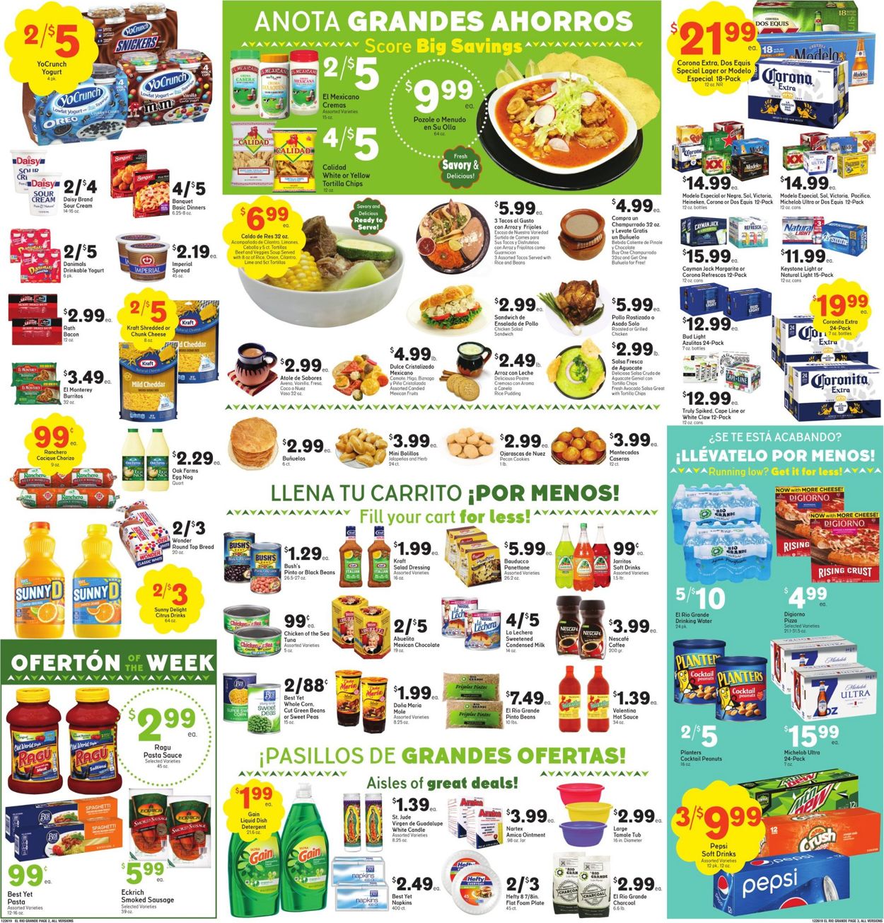 Catalogue El Rio Grande - New Year's Ad 2019/2020 from 12/26/2019