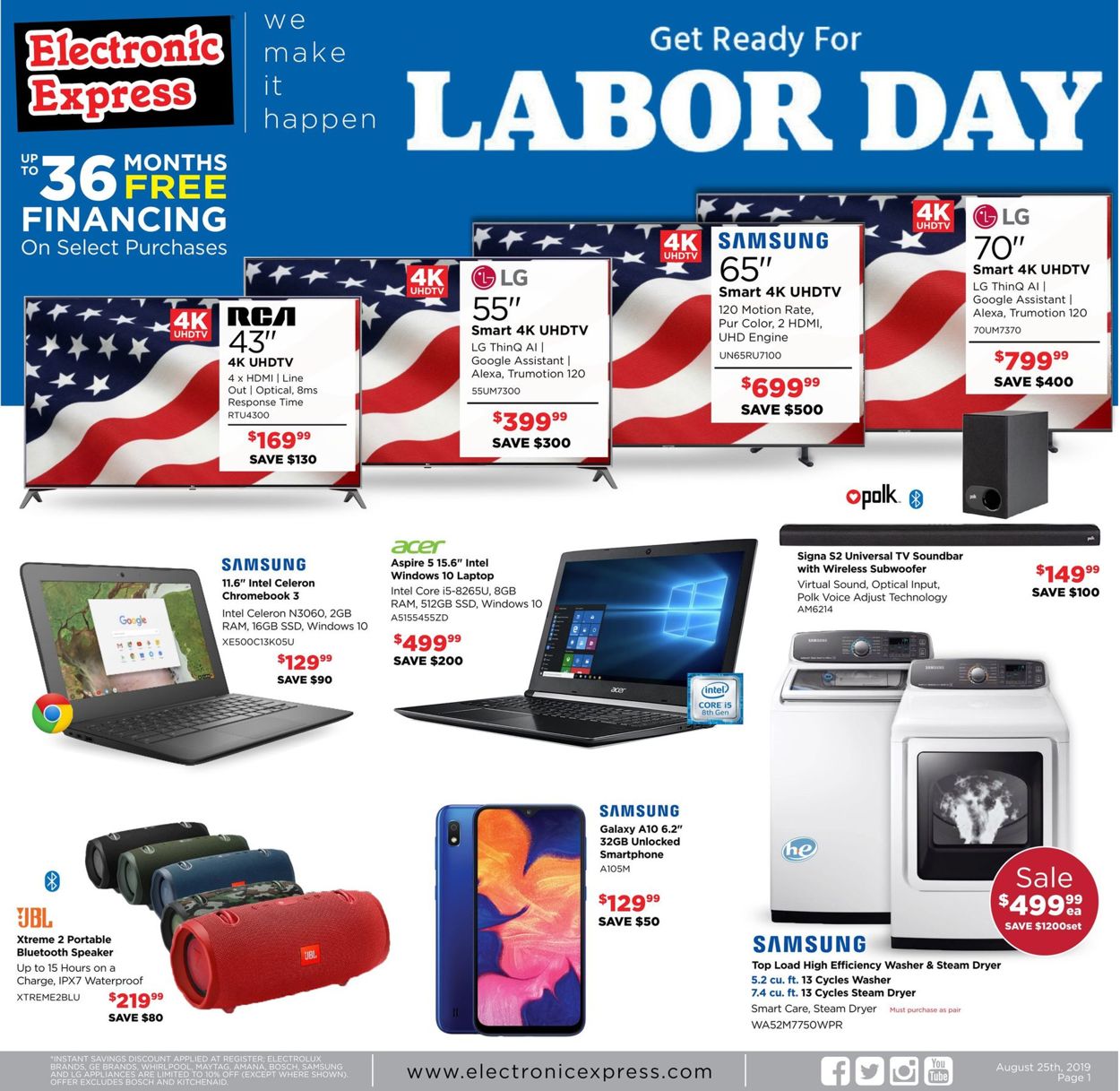 Catalogue Electronic Express from 08/25/2019