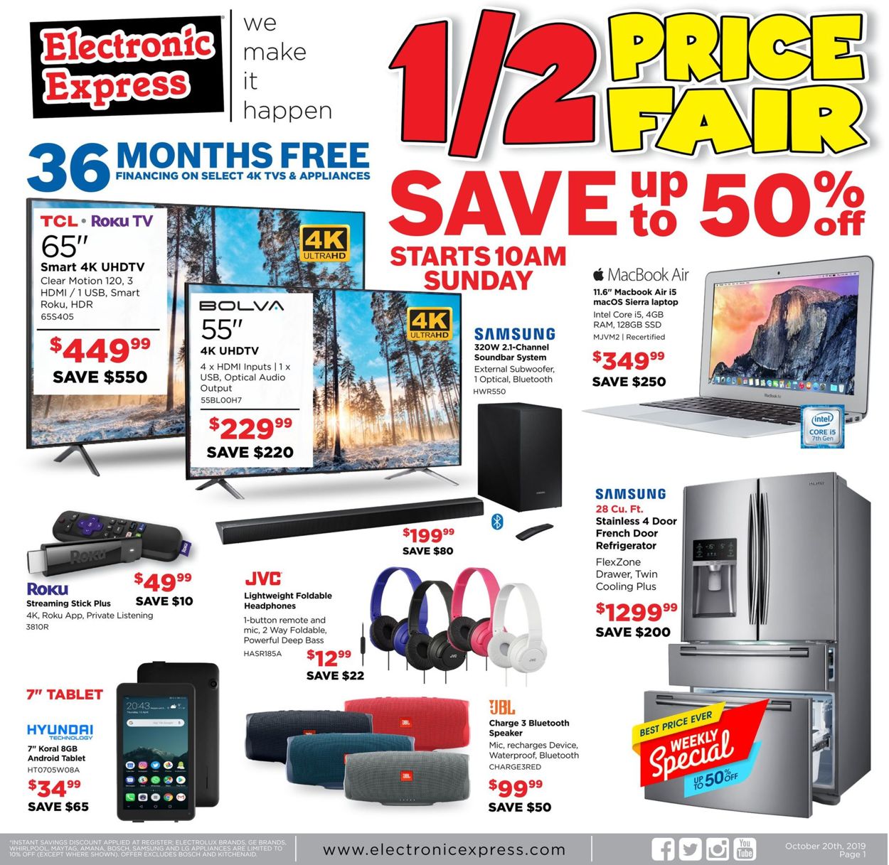 Catalogue Electronic Express from 10/20/2019