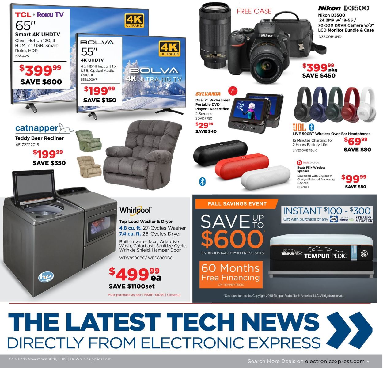 Catalogue Electronic Express - Black Friday Ad 2019 from 11/24/2019