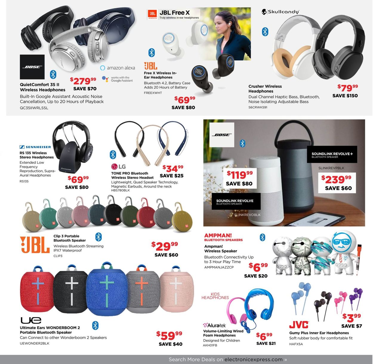 Catalogue Electronic Express - Thanksgiving Ad 2019 from 11/28/2019