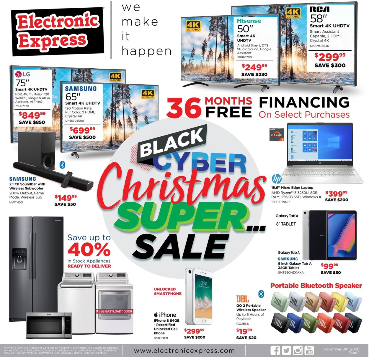 Catalogue Electronic Express Black Friday 2020 from 11/08/2020