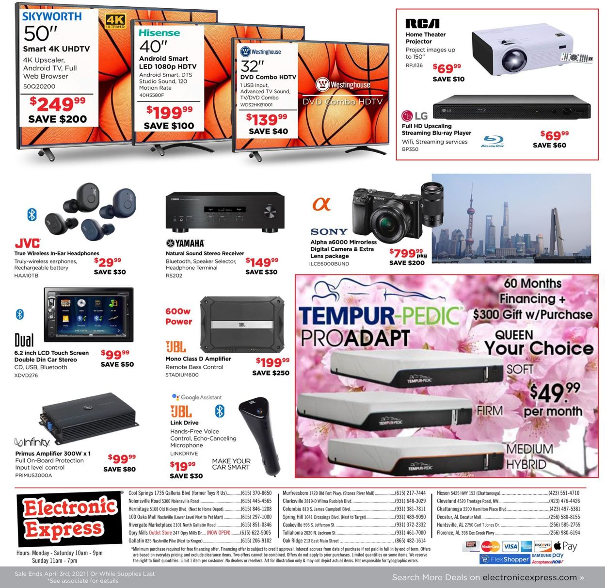 Catalogue Electronic Express from 03/28/2021