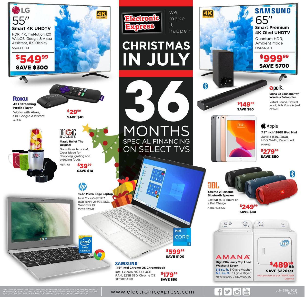 Catalogue Electronic Express from 07/25/2021