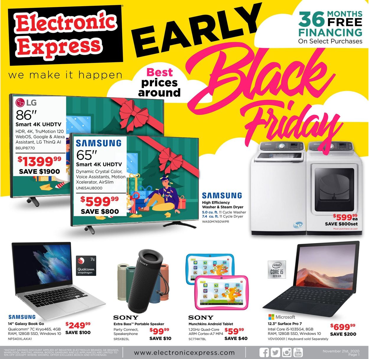 Catalogue Electronic Express BLACK FRIDAY 2021 from 11/21/2021