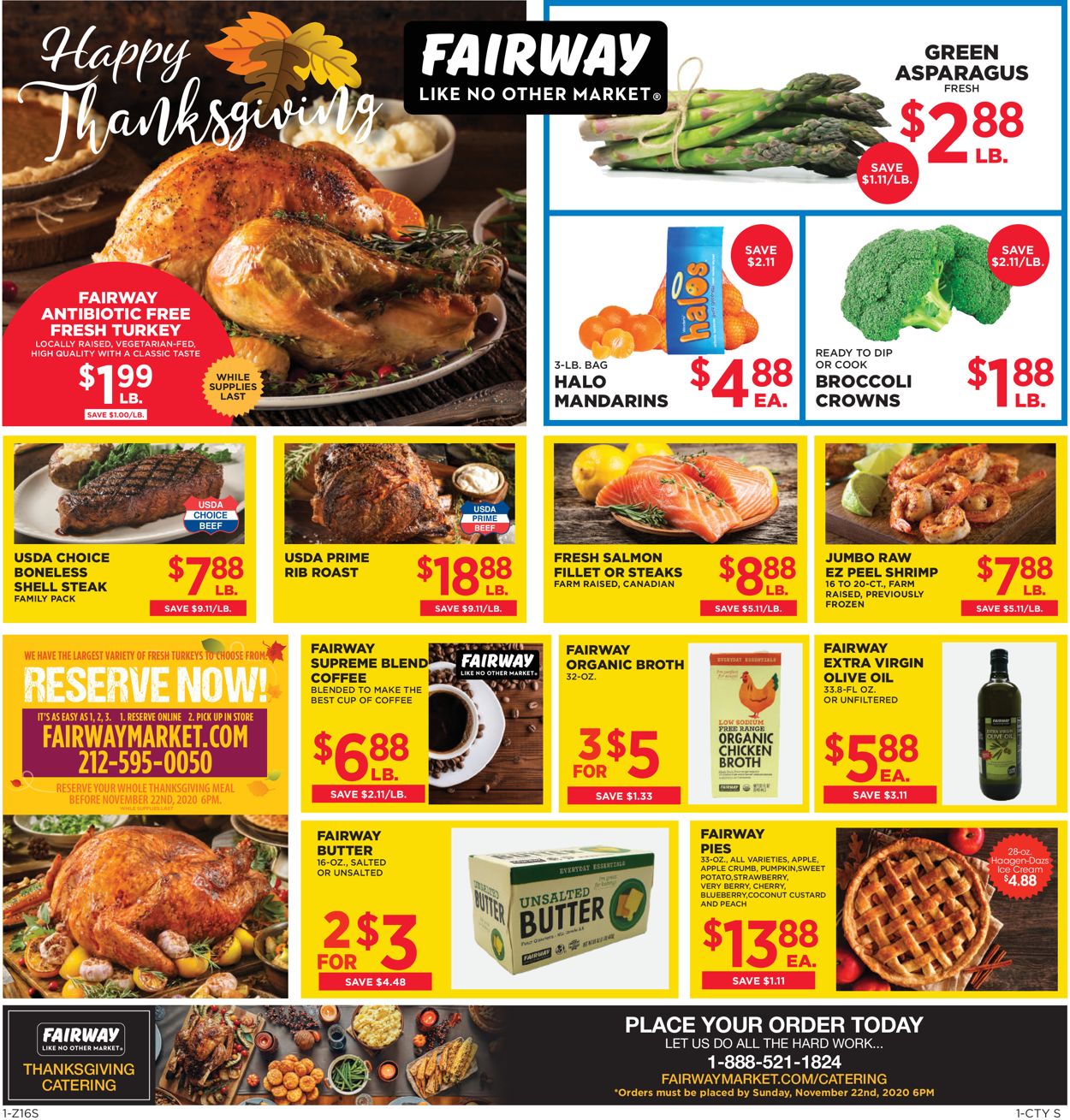 Catalogue Fairway Market - Thanksgiving 2020 from 11/20/2020