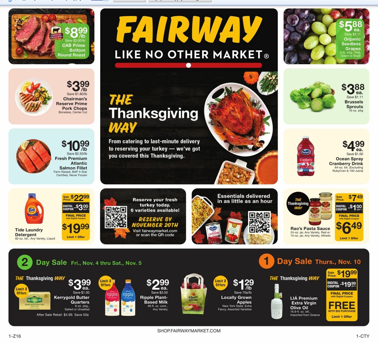 Catalogue Fairway Market from 11/11/2022