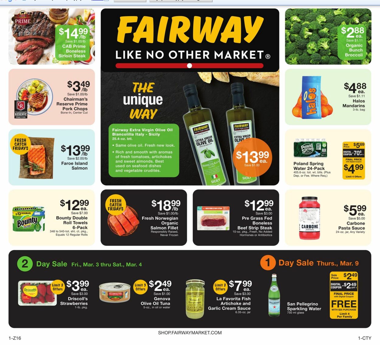 Catalogue Fairway Market from 03/10/2023