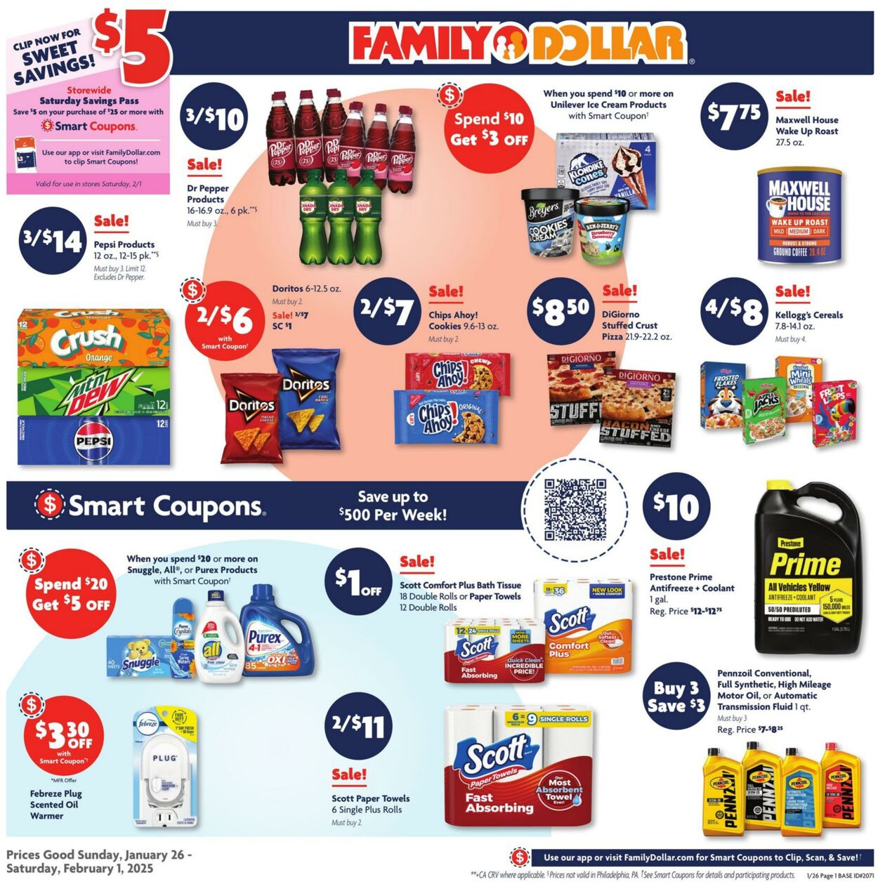 Catalogue Family Dollar from 01/26/2025